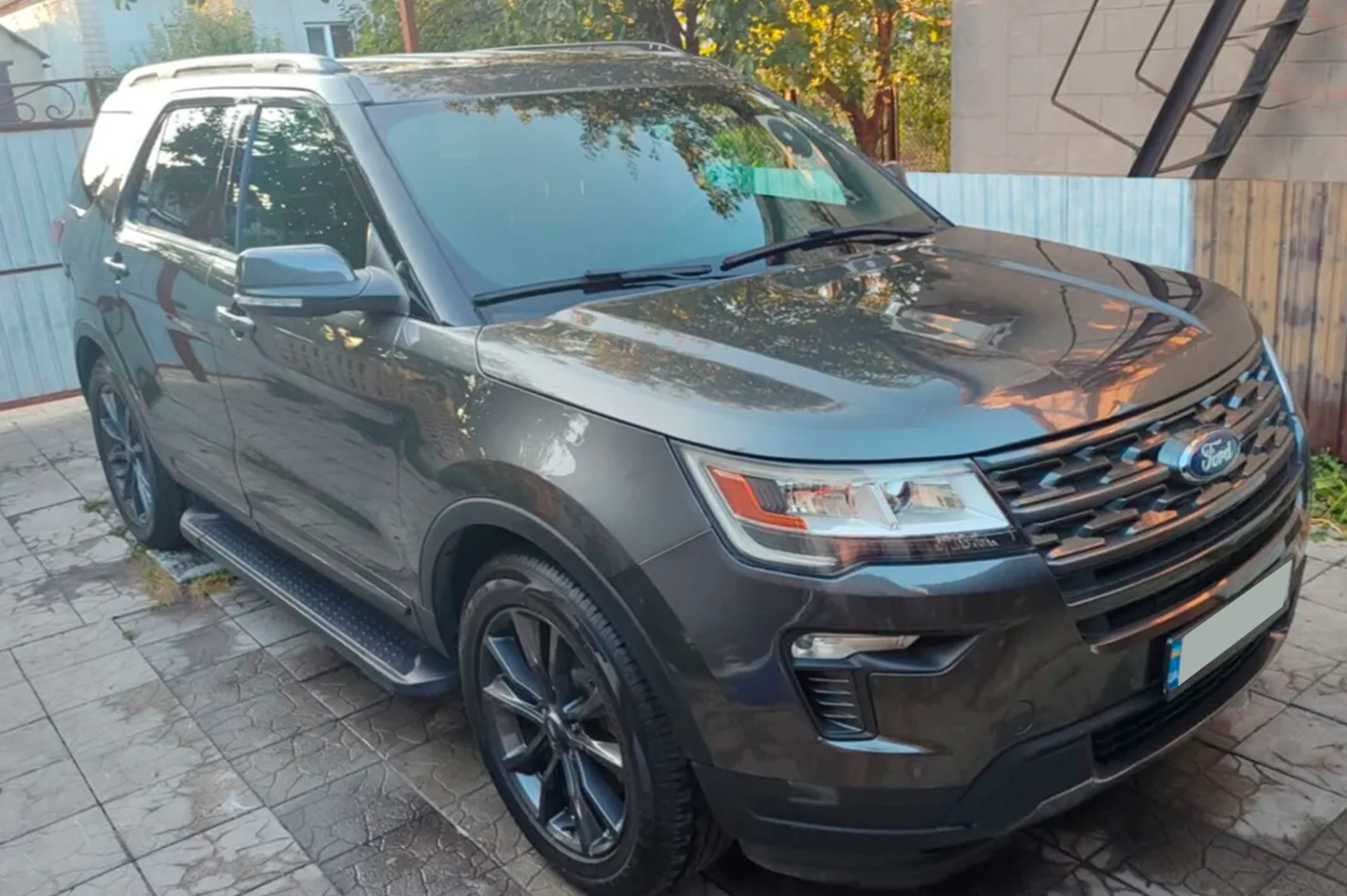 Бокові пороги Allmond Black (2 шт., алюміній)
