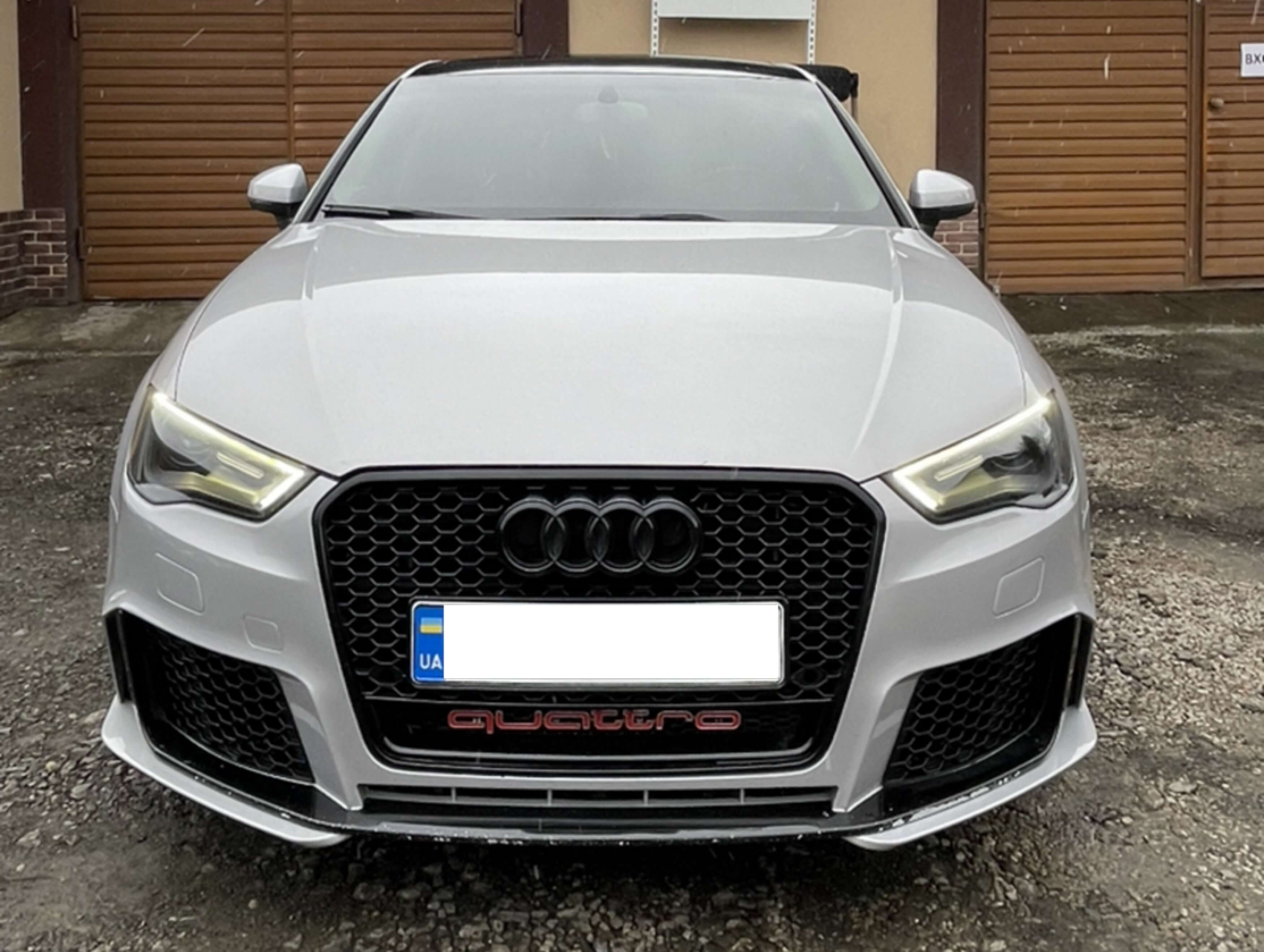 Передній бампер (в стилі RS3) на Audi A3 8V 2012-2016 року 6