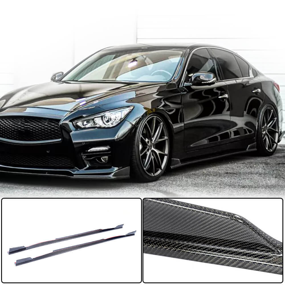 Бокові пороги V1 (для Q50, Карбон) 2