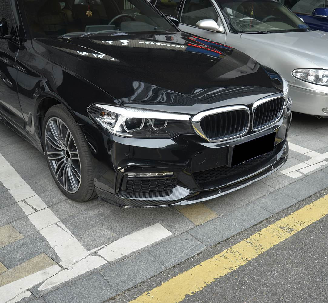 Накладка на передній бампер Lip V6 (для M-Sport 2017-2020, Карбон) 6