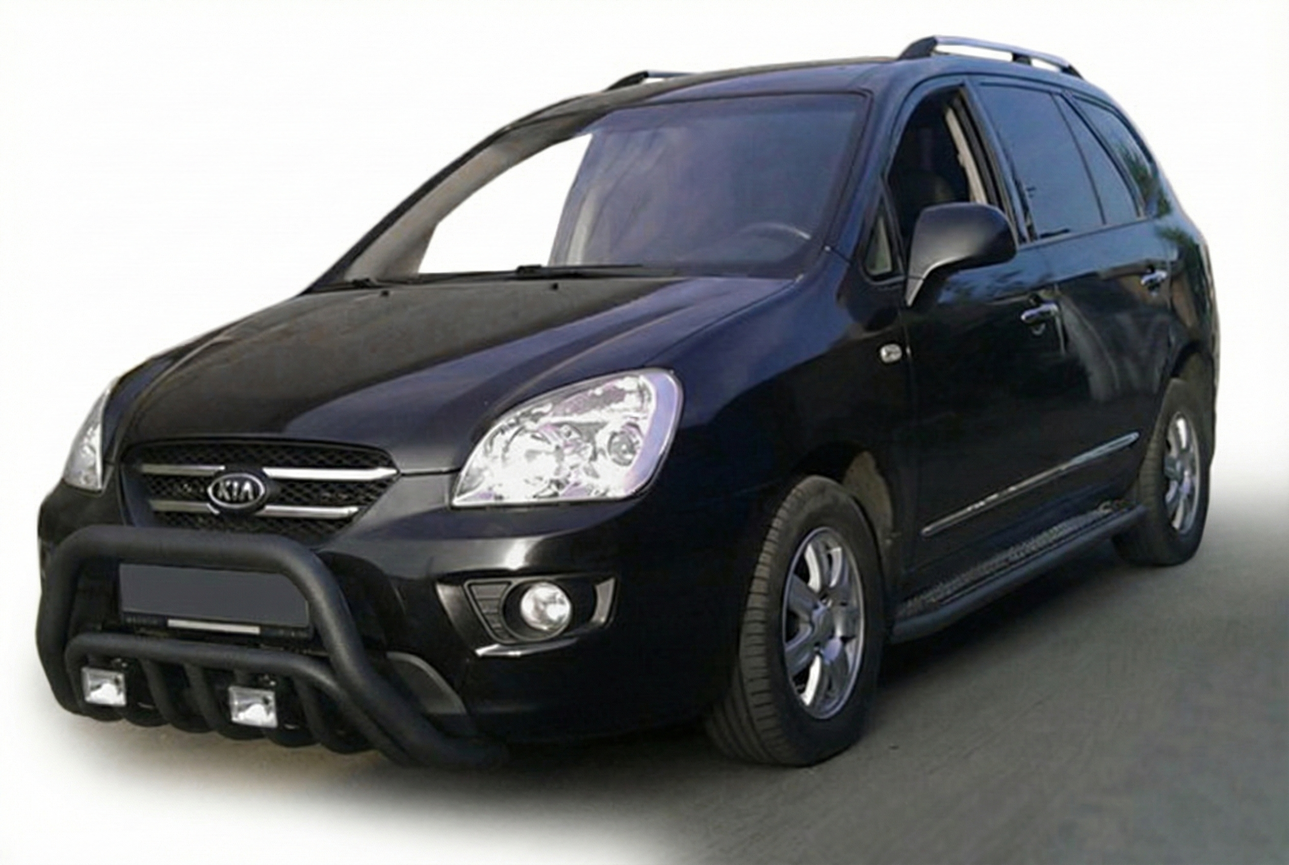 Кенгурятник WT002 Black (нерж)