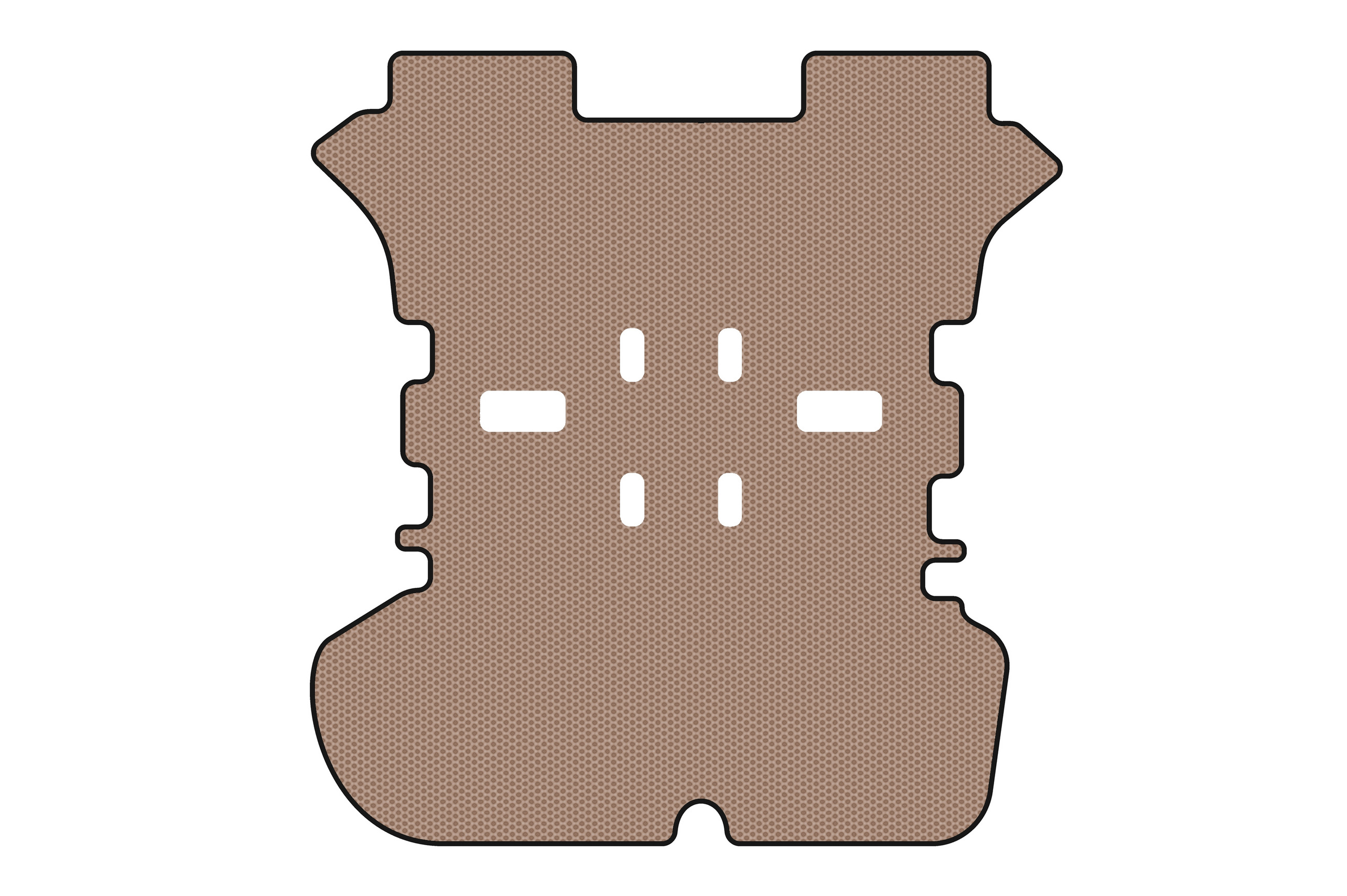 Гумовий килимок в багажник Carsuit (Бежевий)