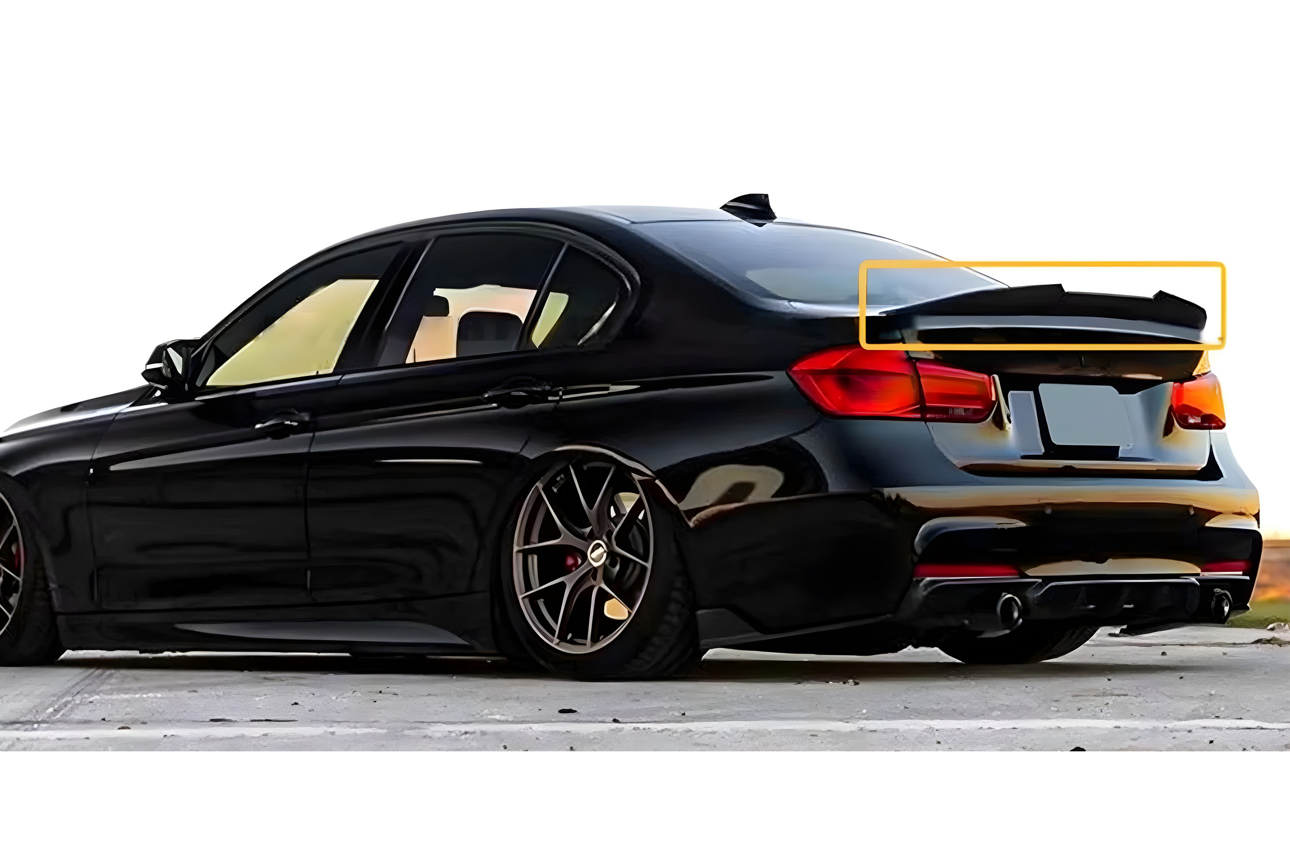 Спойлер PSM-Style (для F30/F80, чорний глянець) 2