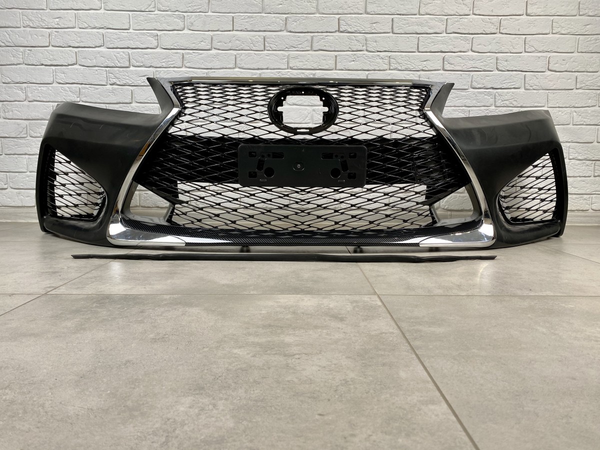 Бампер передній Lexus GS 2012-2015 у стилі GS F sport рестайлінг 2016+ (комплектний) 5