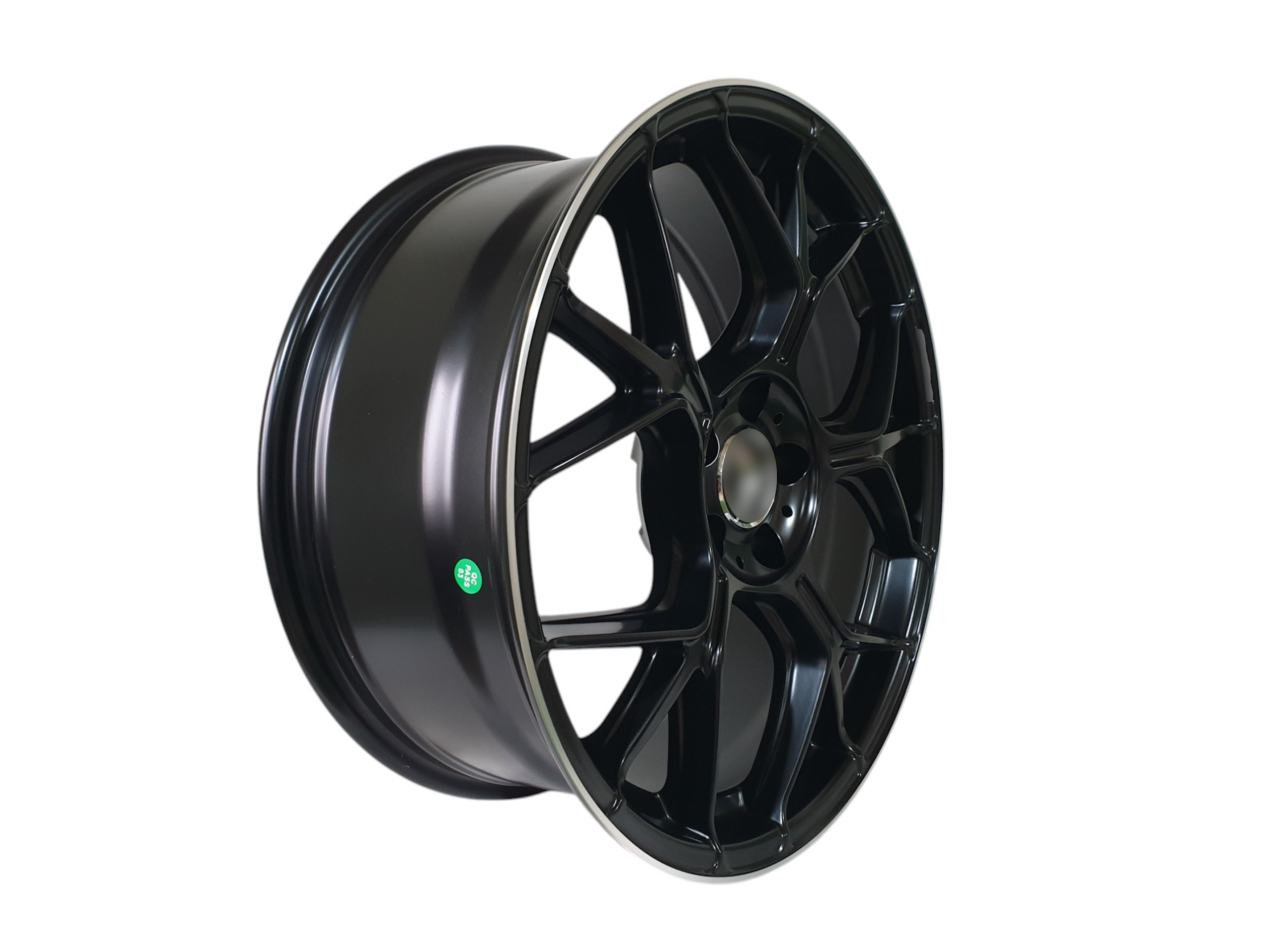 R19 Satin Black + Chrome (різноширокі) Диски на Mercedes-Benz A-Class W176 2012-2015 року 2