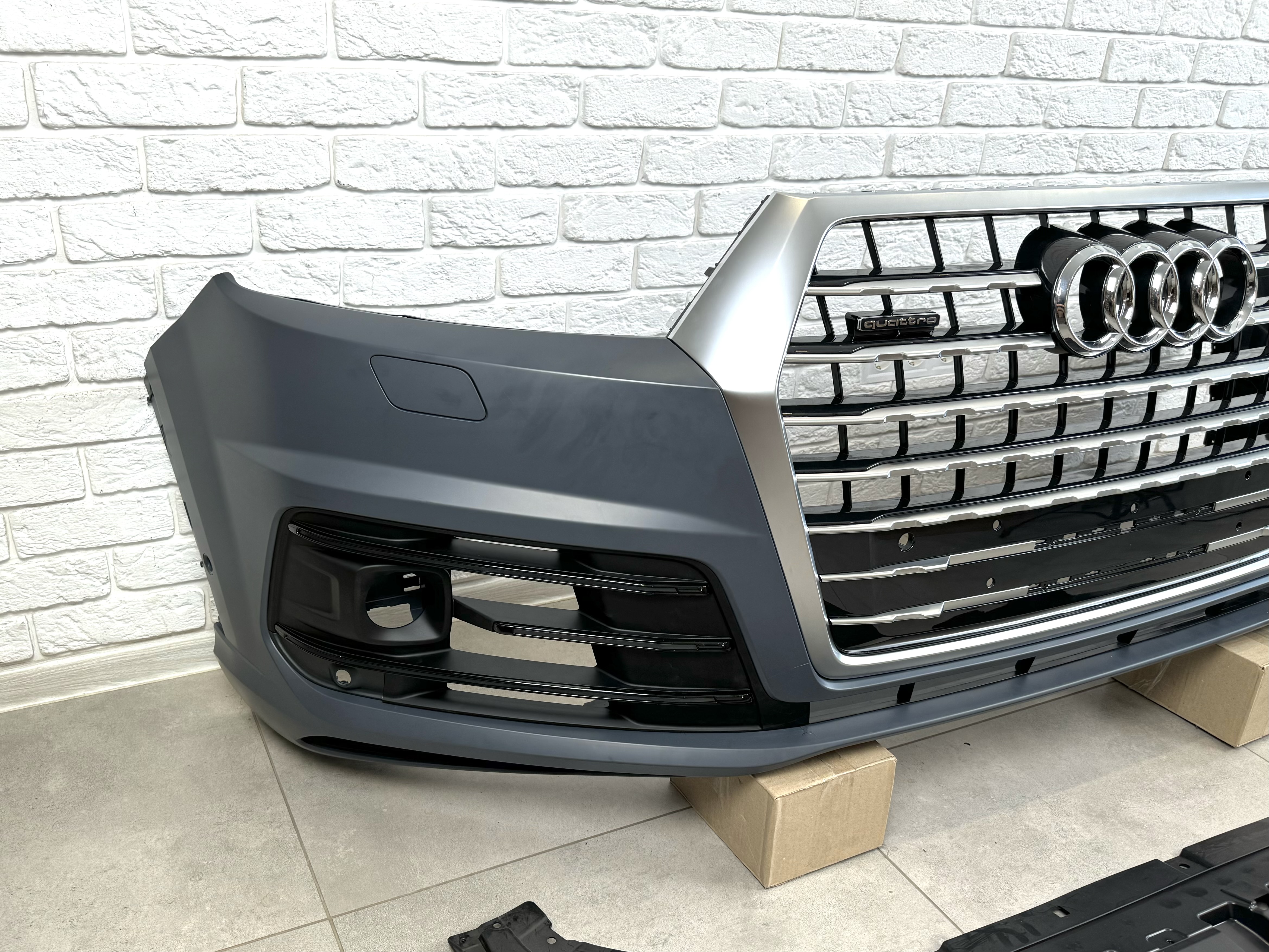Бампер передній у зборі S-Line ПІД РАДАРИ Audi Q7 4M 2015-2019 6