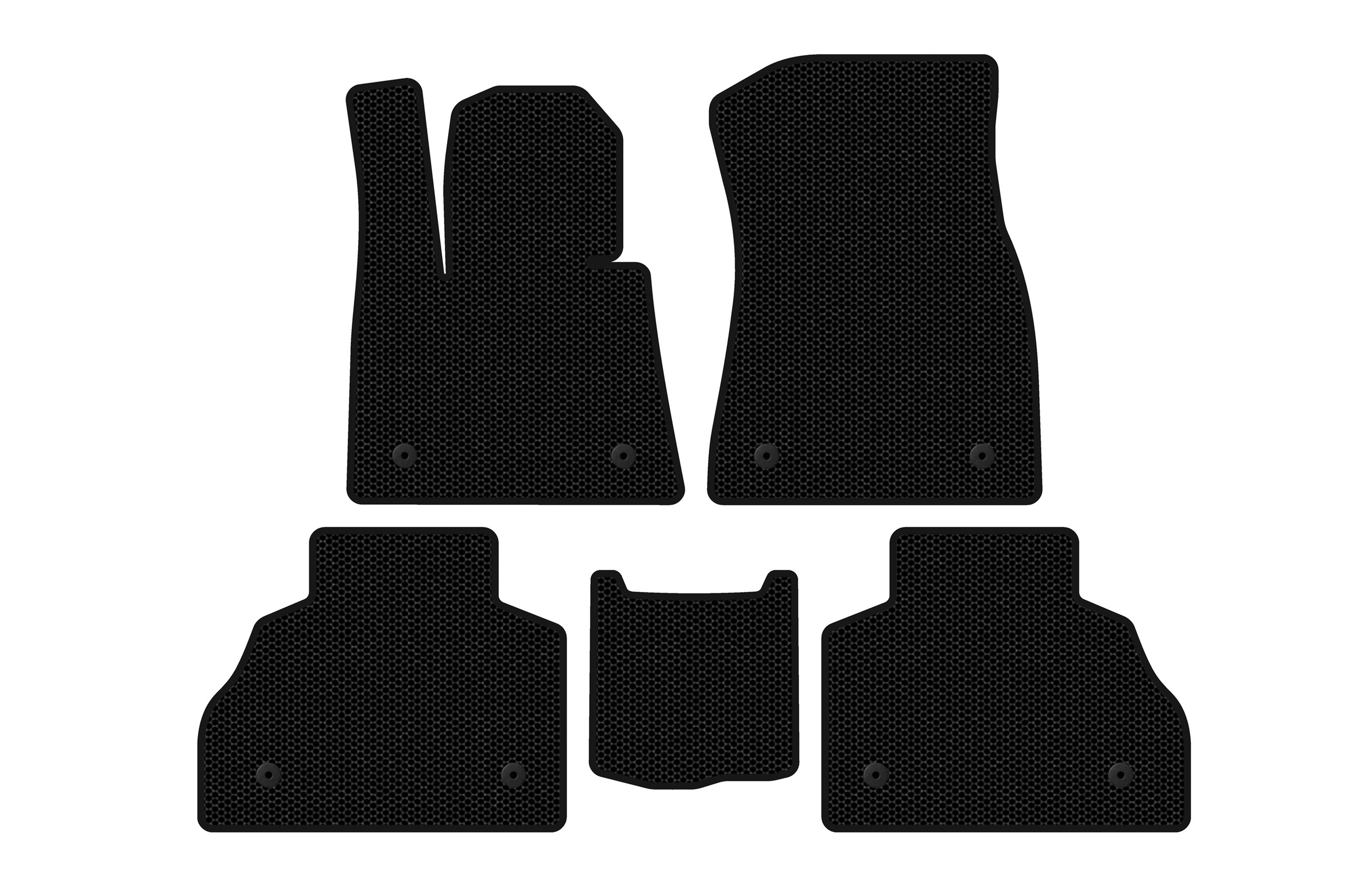 Гумові килимки Carsuit (2 ряди, чорні)