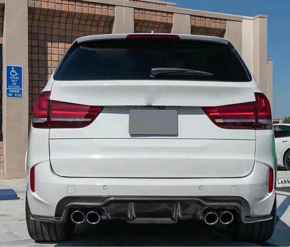 Дифузор заднього бампера V1 (для F85, Карбон) 3