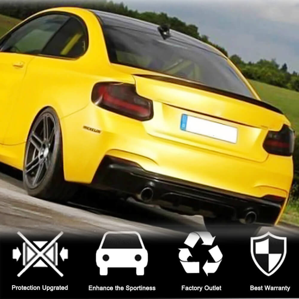 Дифузор заднього бампера V1 (для F22/F23 M-Sport, Карбон) 2