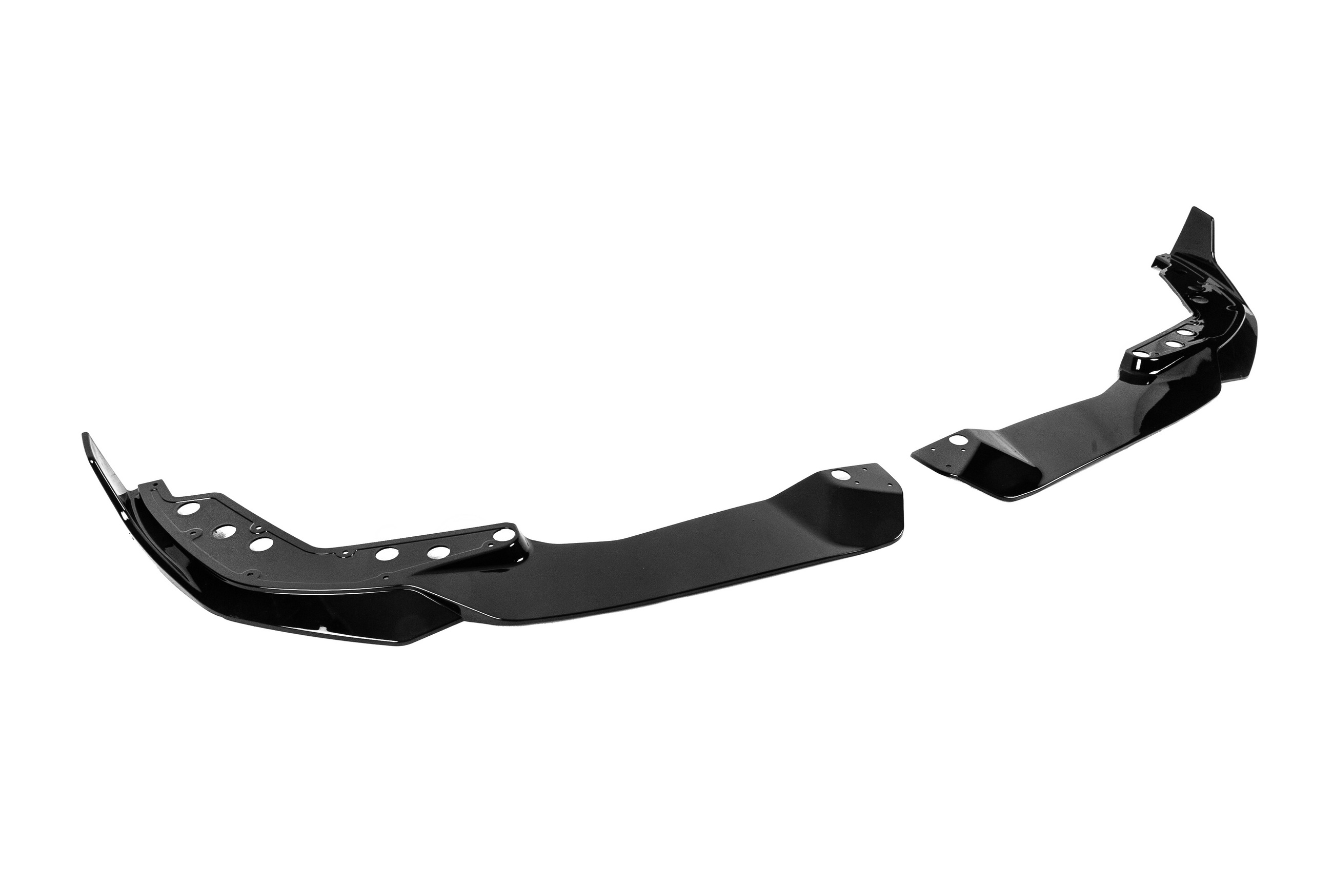 Передня Lip накладка V-2 (для 2022+, M Technic, чорний глянець) 4