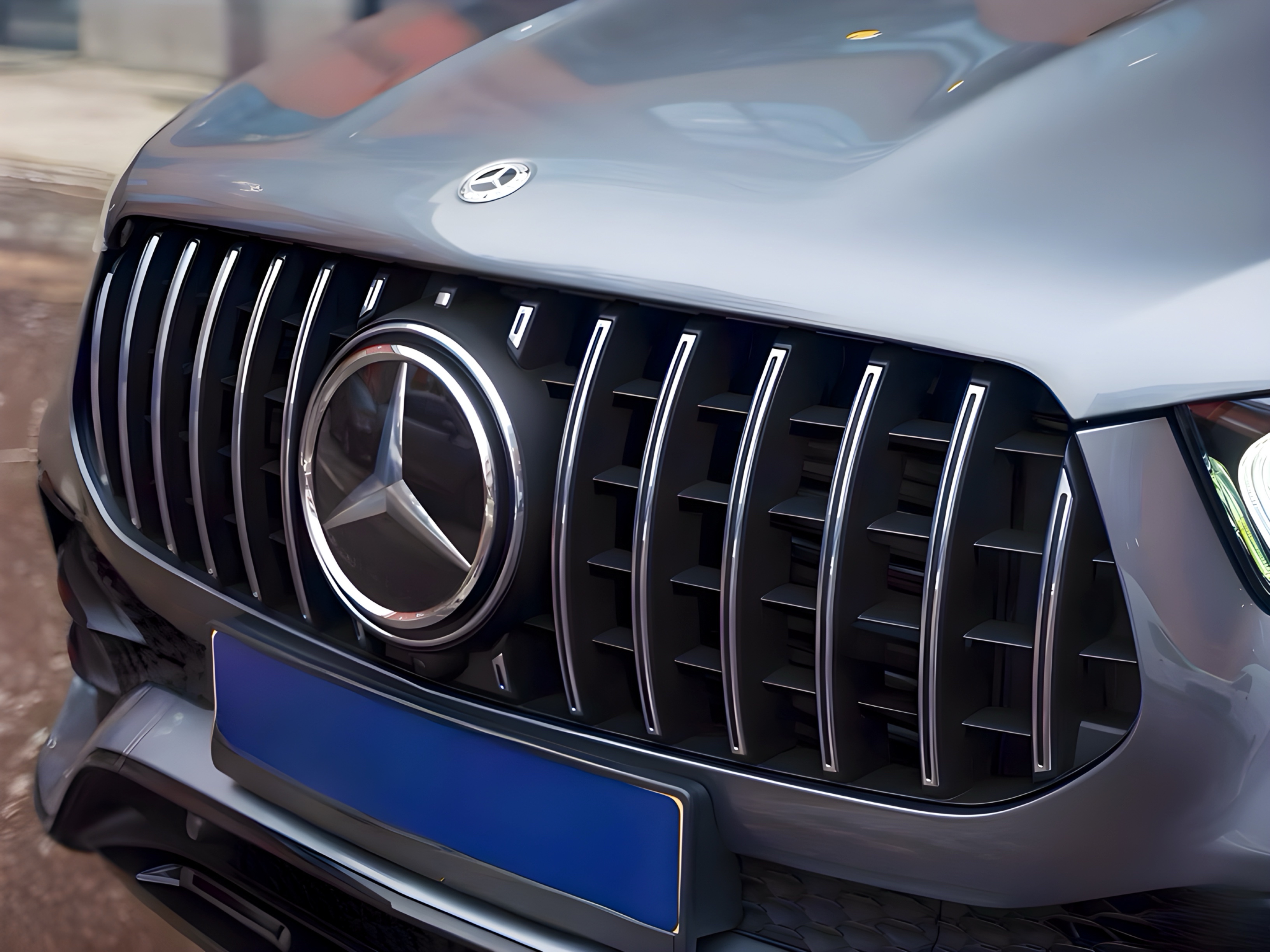 Решітка радіатора GT CHROME Mercedes GLE-Class V167 2019-2022 ДЛЯ AMG 3