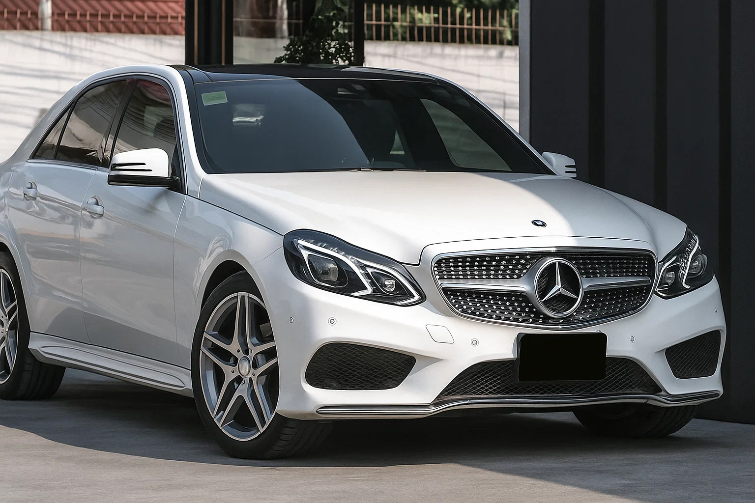 Передня решітка Diamond Silver (для Avantgarde і AMG-Line, 2013-2016) 5