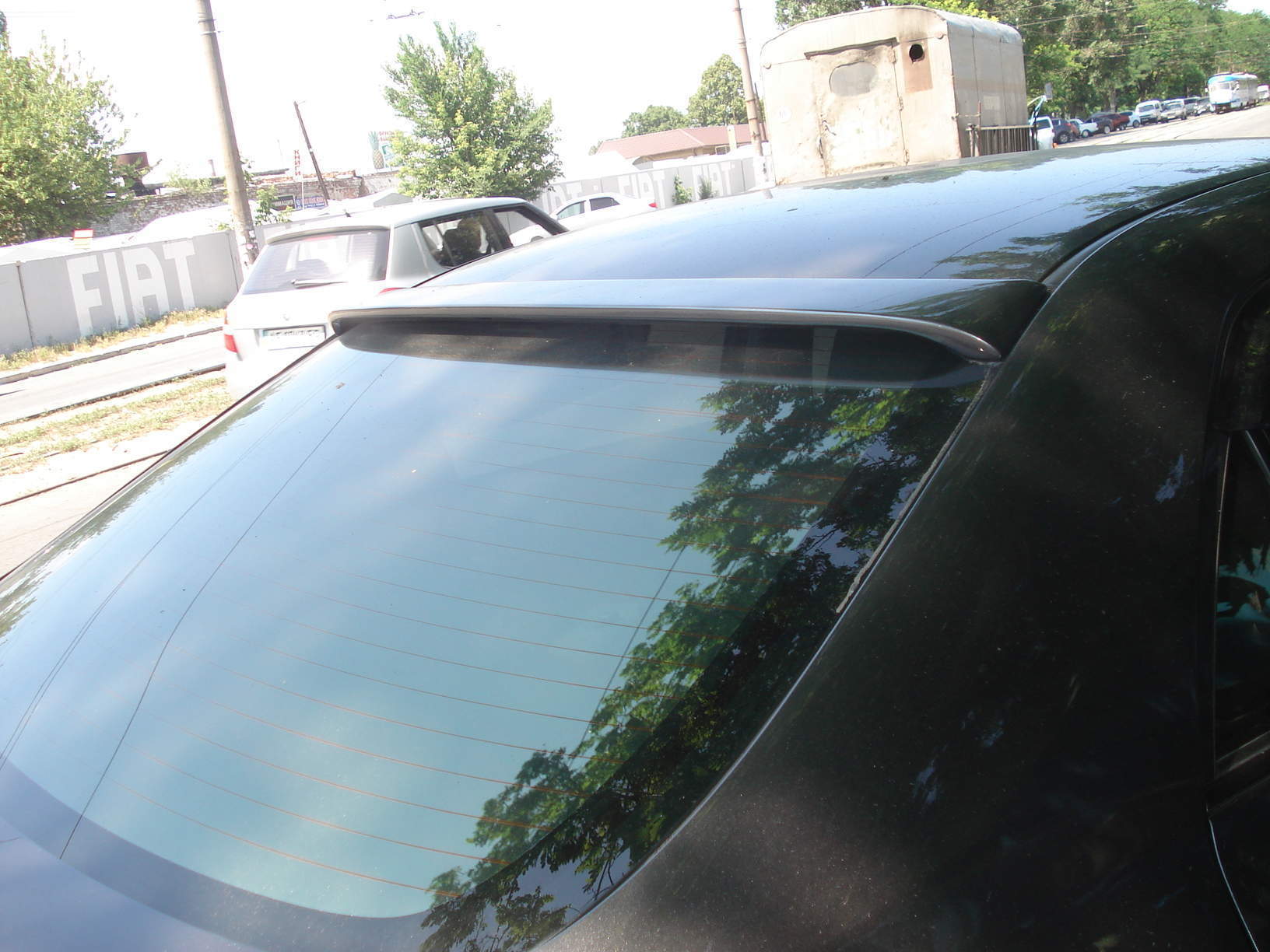 Козирок на скло Toyota Corolla 2007-2012 ABS пластик під фарбування 2