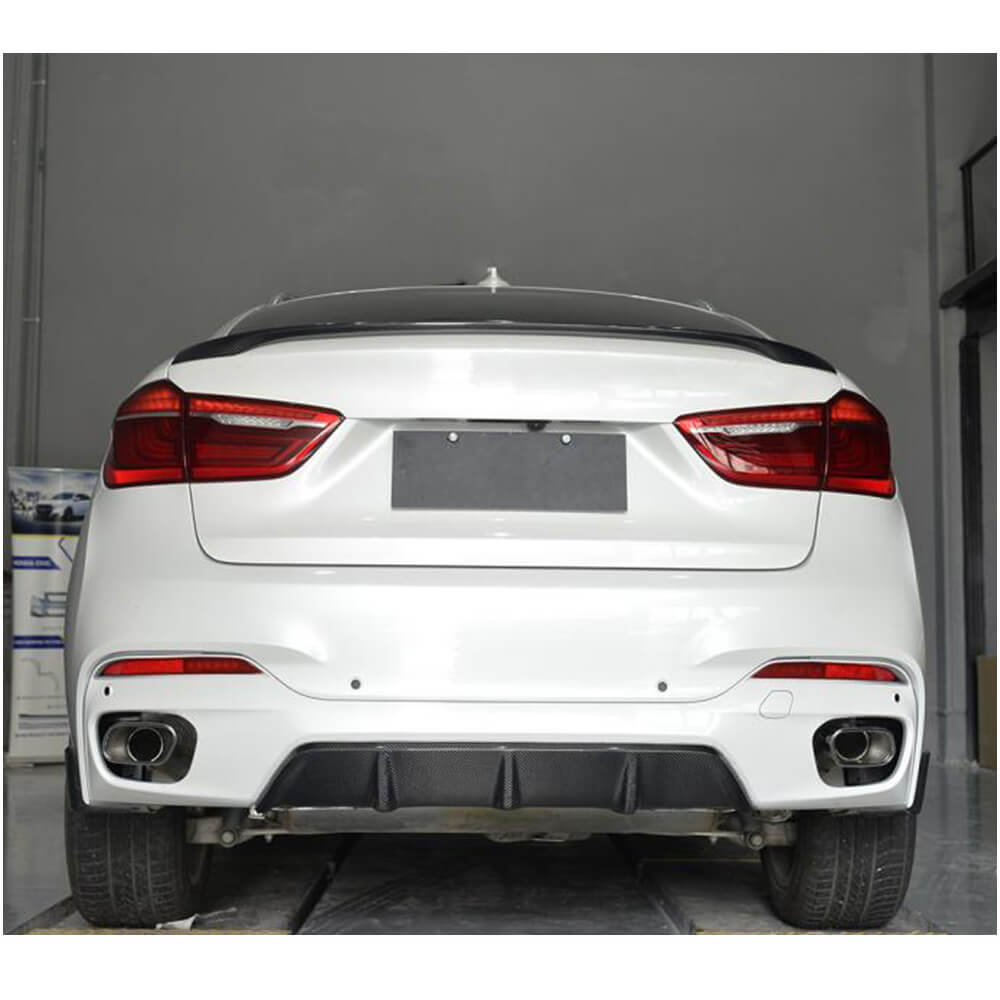 Дифузор заднього бампера V1 (для M-Sport, Карбон) 3