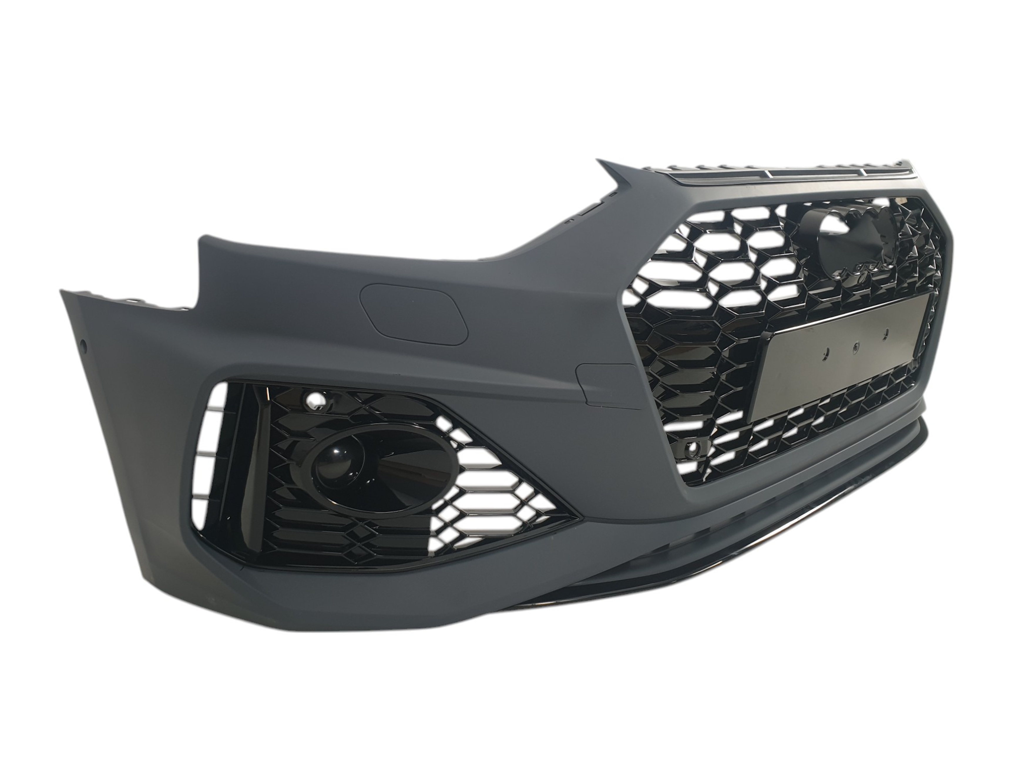 Передній бампер (в стилі RS4) на Audi A4 B9 2019-2023 року 3