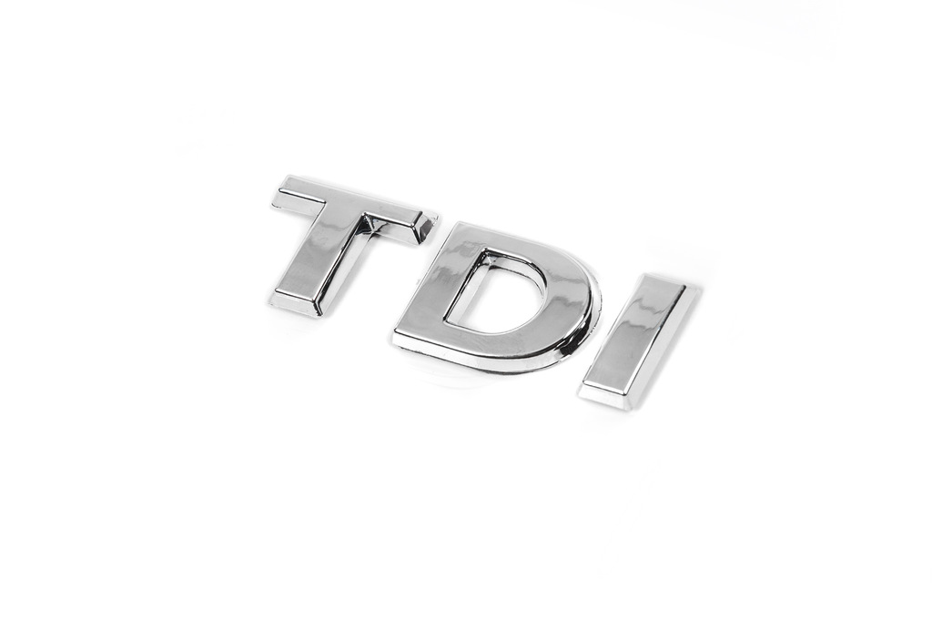 Напис TDI (під оригінал) TD-хром, I-червона 6