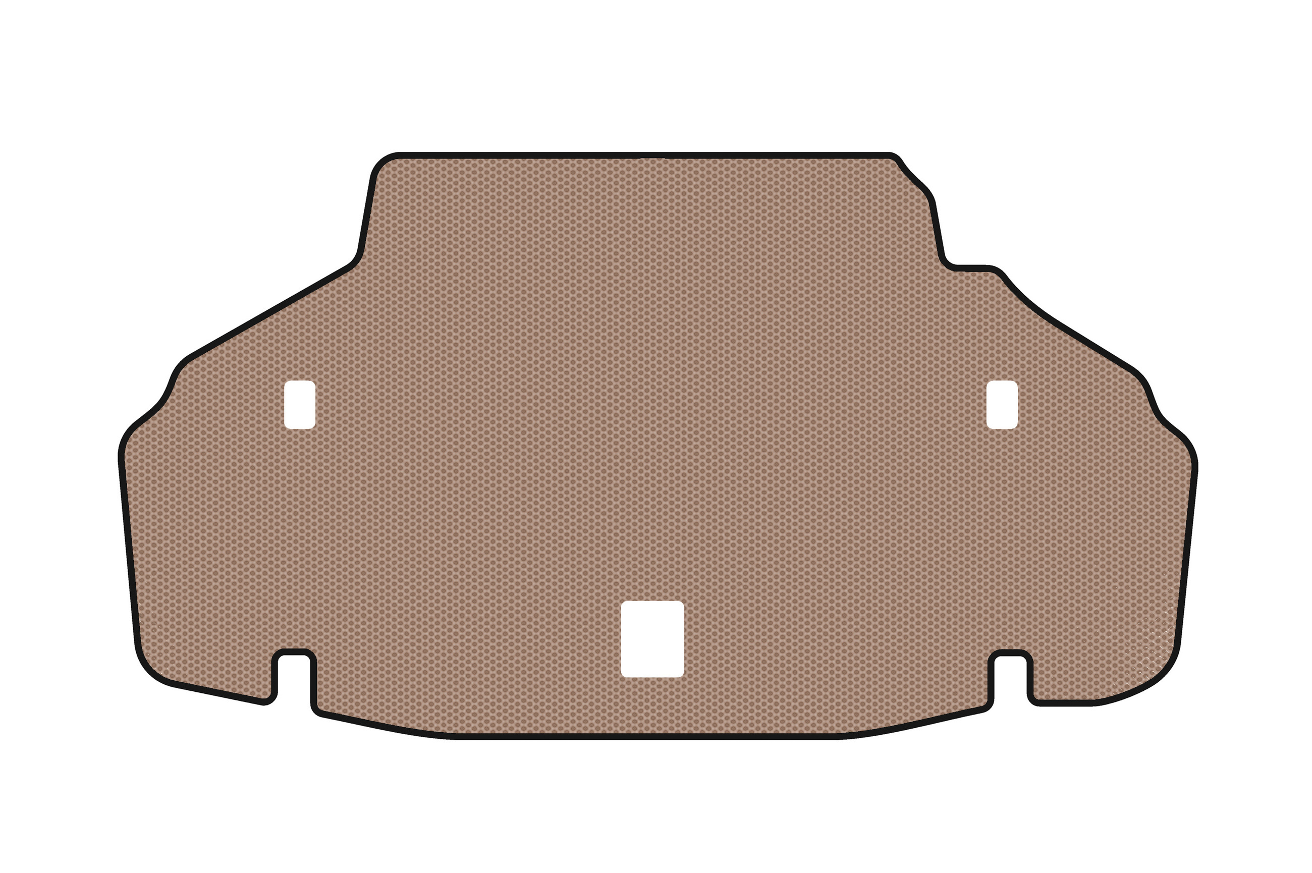 Гумовий килимок в багажник Carsuit (2007-2010, SD, Довга база, бежевий)