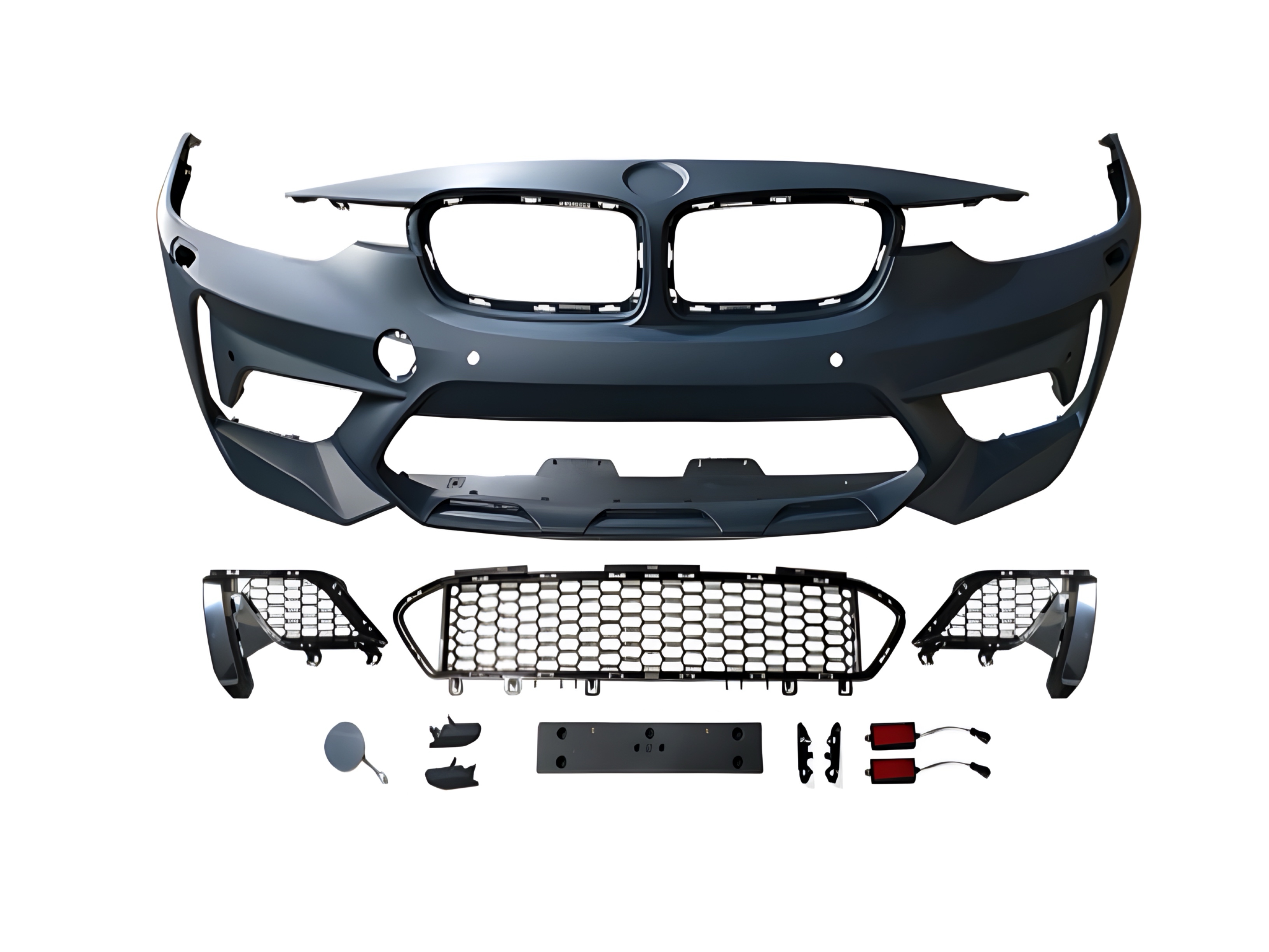 Передній бампер CS стиль BMW 3 Series F30 F31 2012-2018 6