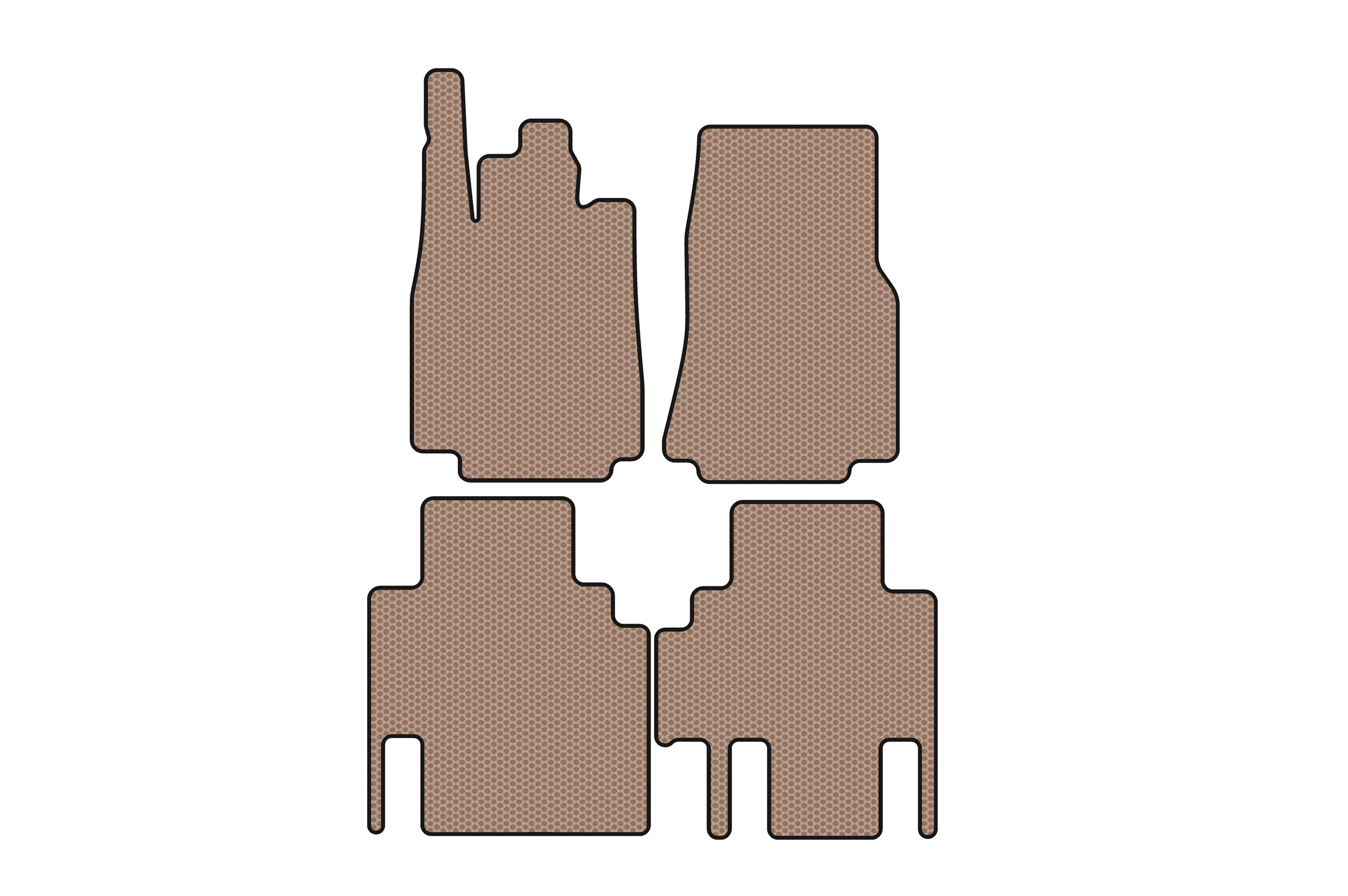 Гумові килимки Carsuit (Бежевий)