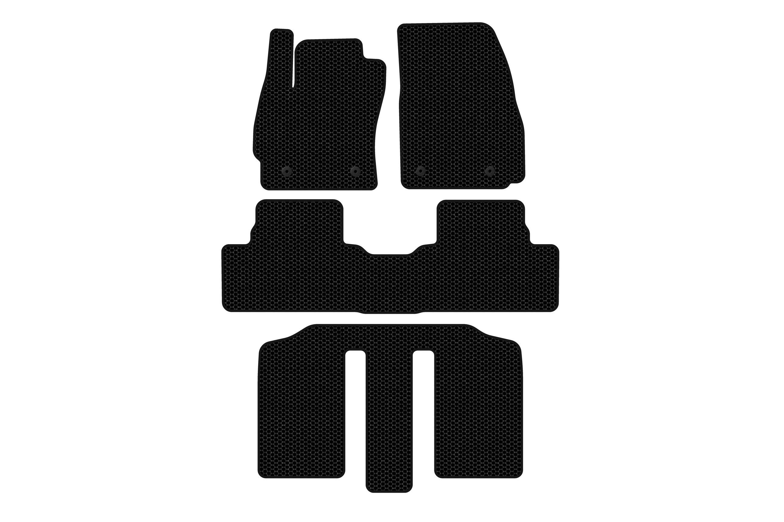 Гумові килимки Carsuit (3 ряди, чорні)