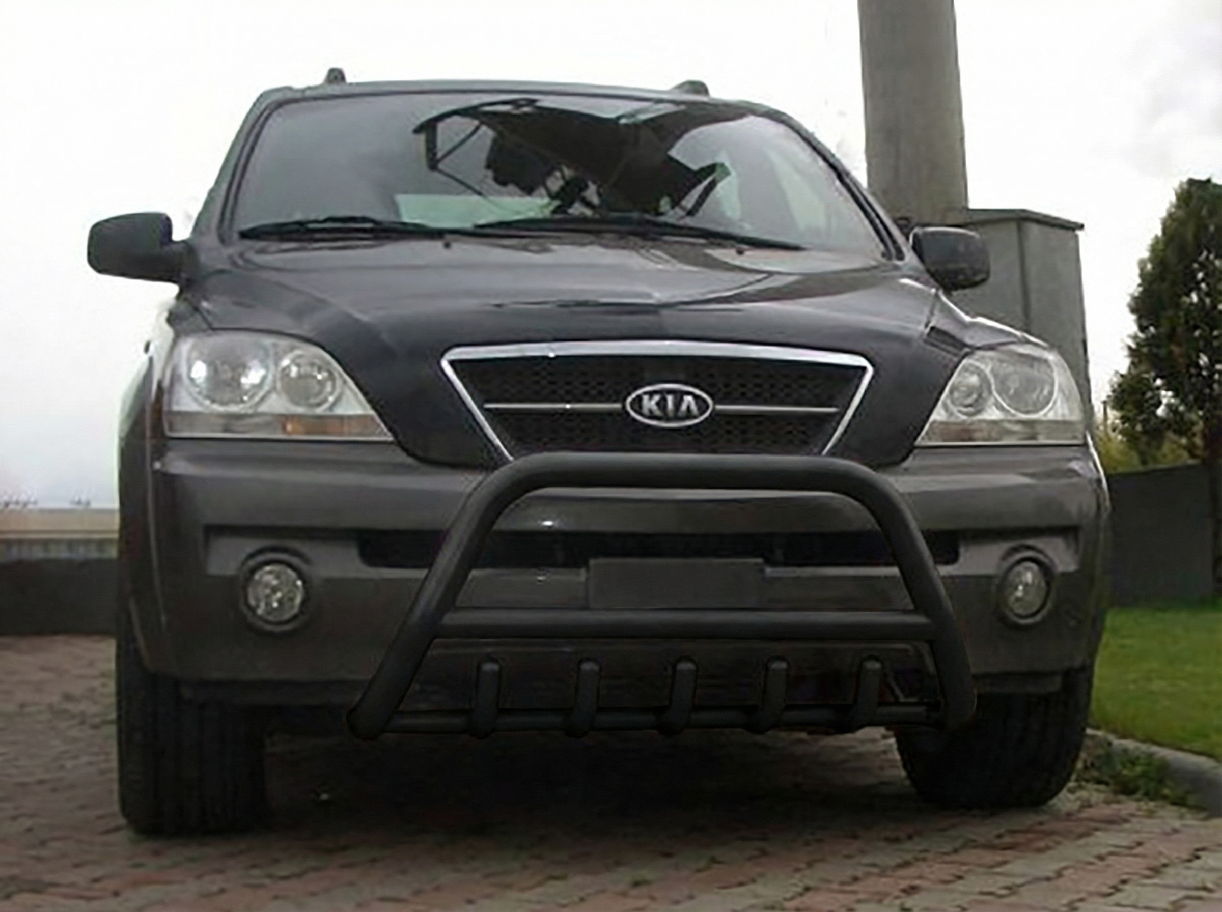Кенгурятник WT003 Black (нерж.) 2