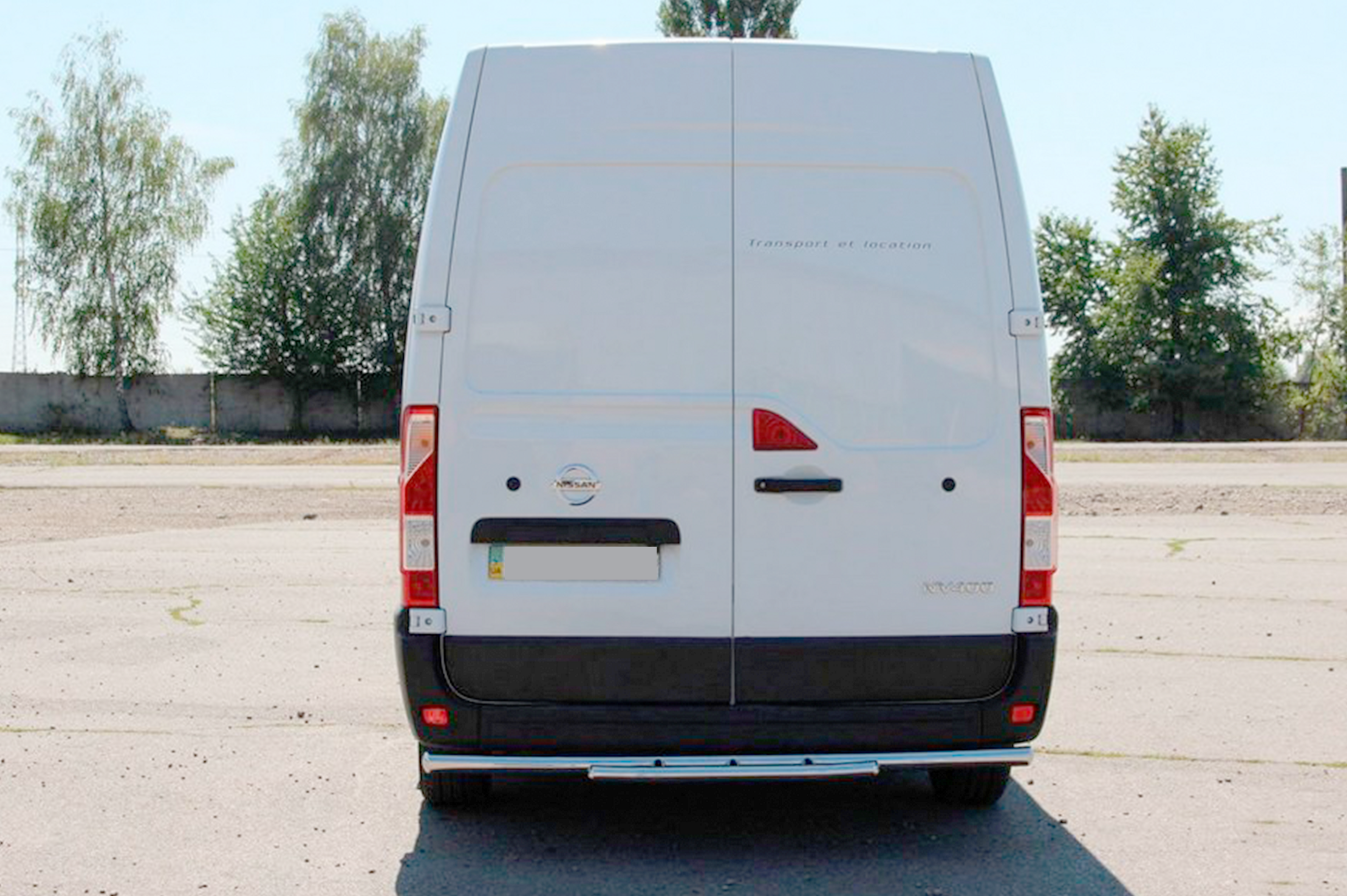 Задня дуга AK011 (нерж.) 2