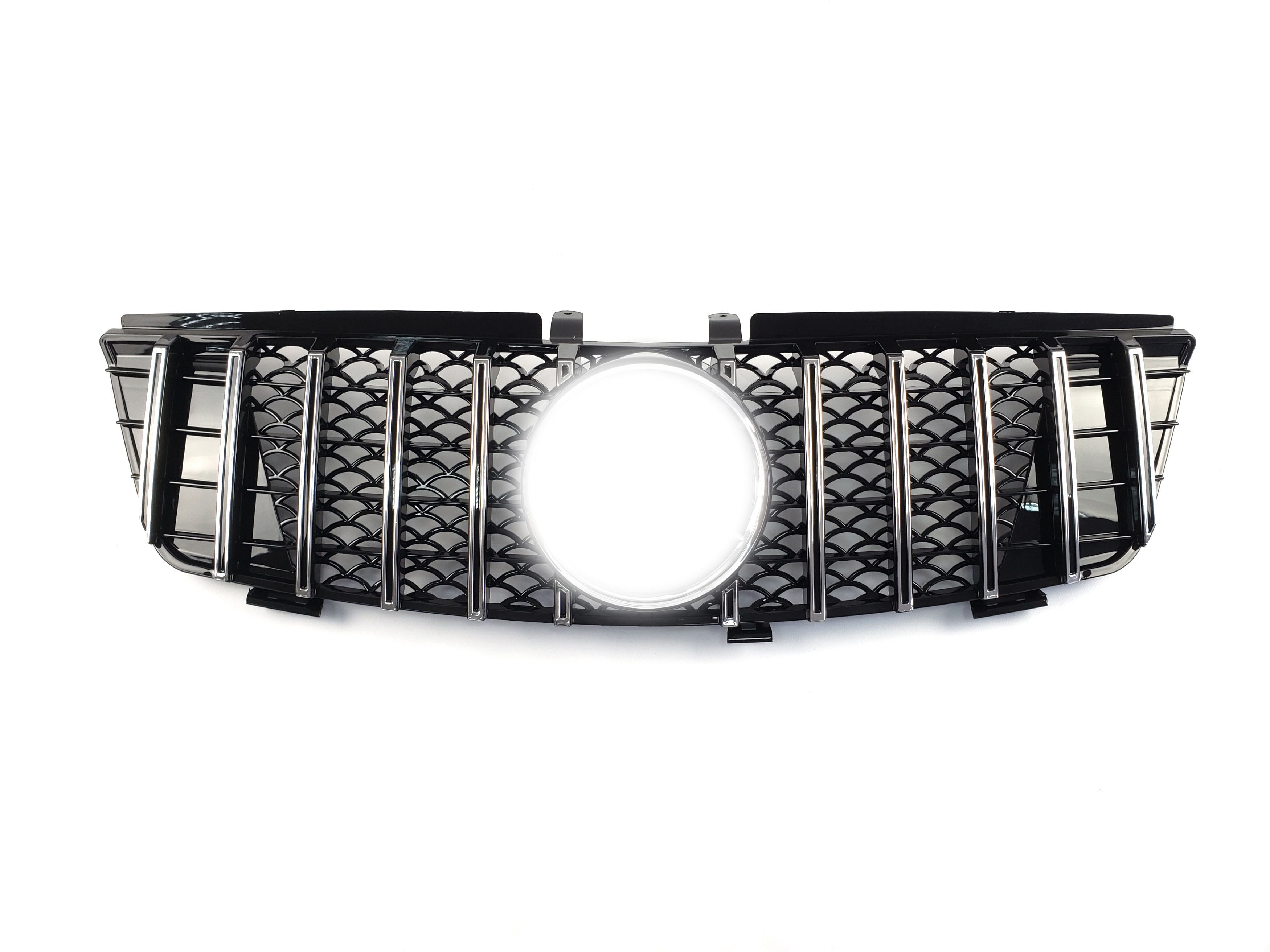 Решітка радіатора Chrome Black GT на Mercedes-Benz ML-Class W164 2005-2008 року