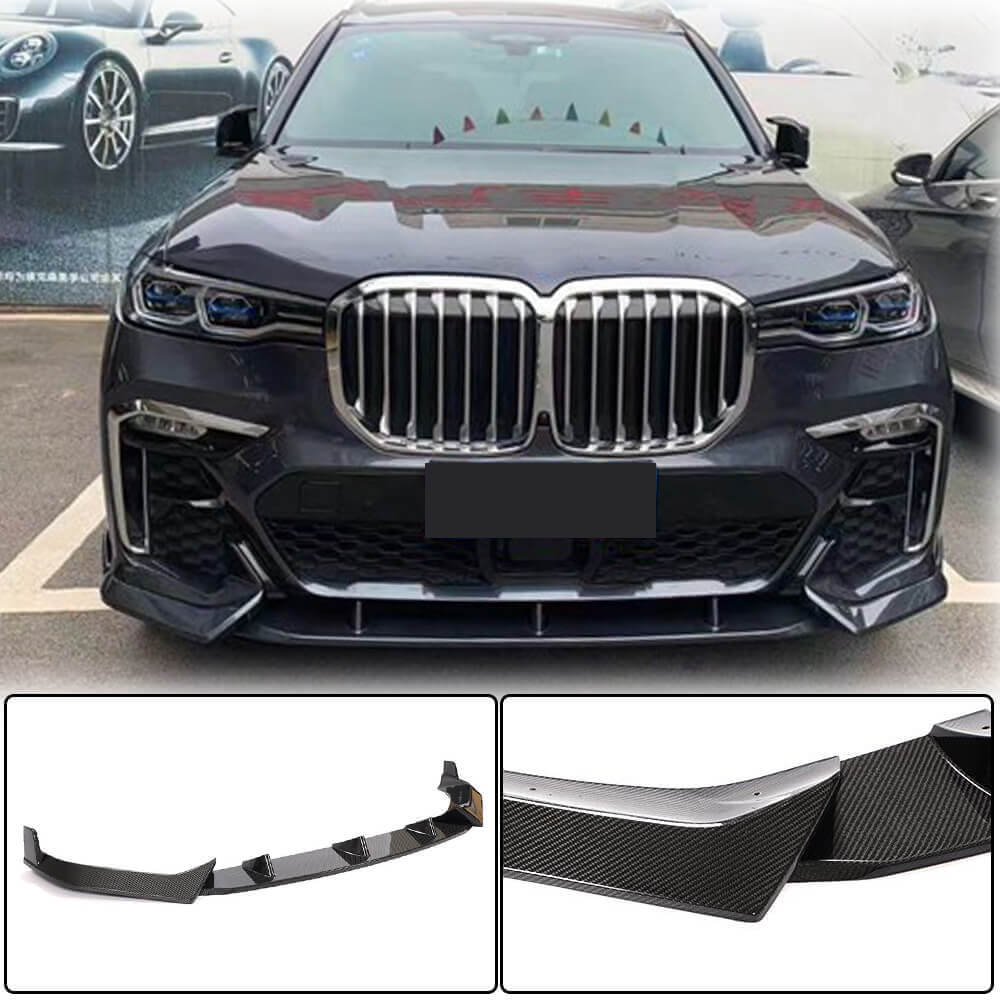 Накладка на передній бампер (для M-Sport 2019-2022, Карбон) 6