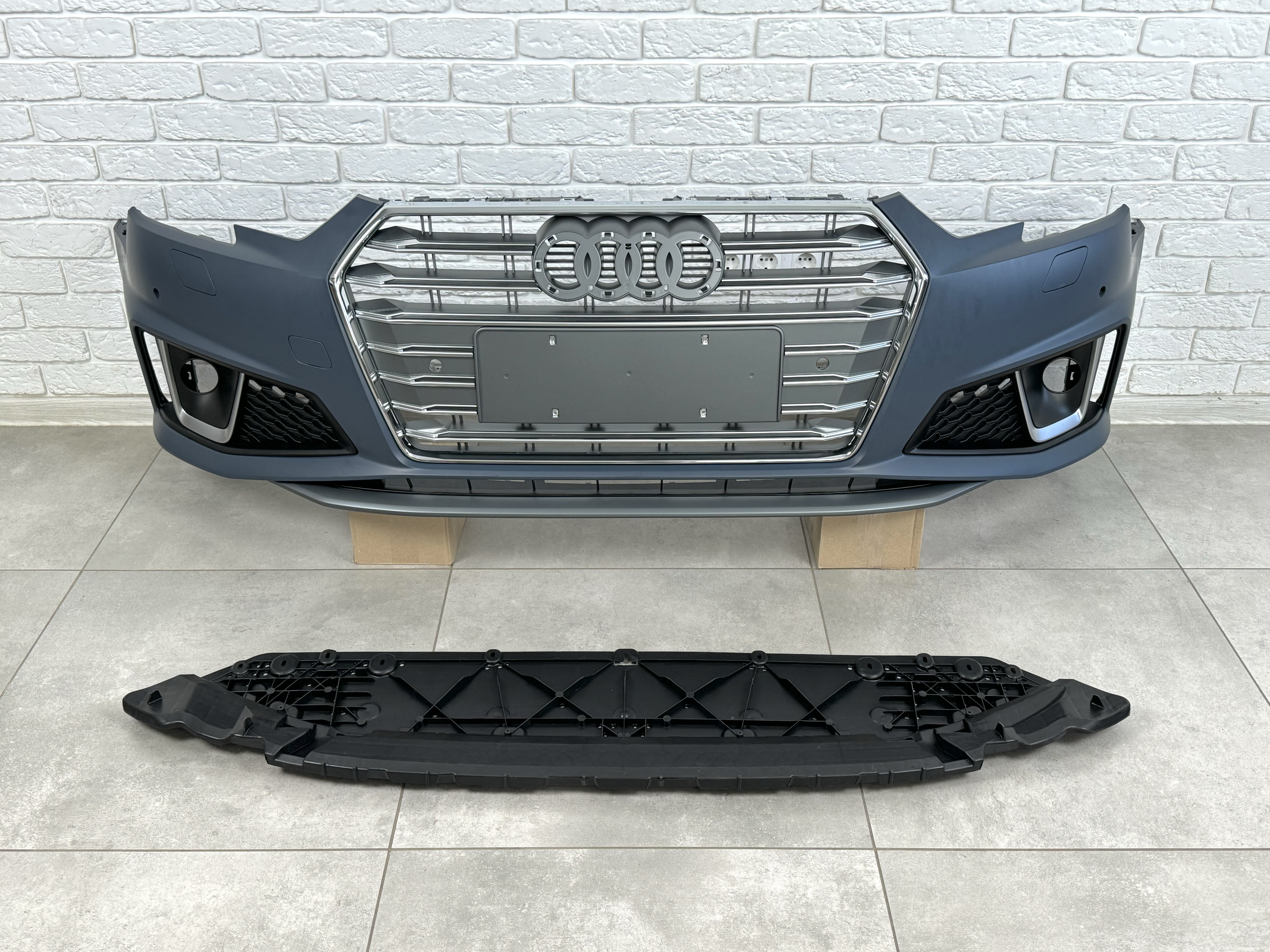 Передній бампер у зборі S-Line 2018- для Audi A4 B9 2015-2019 4