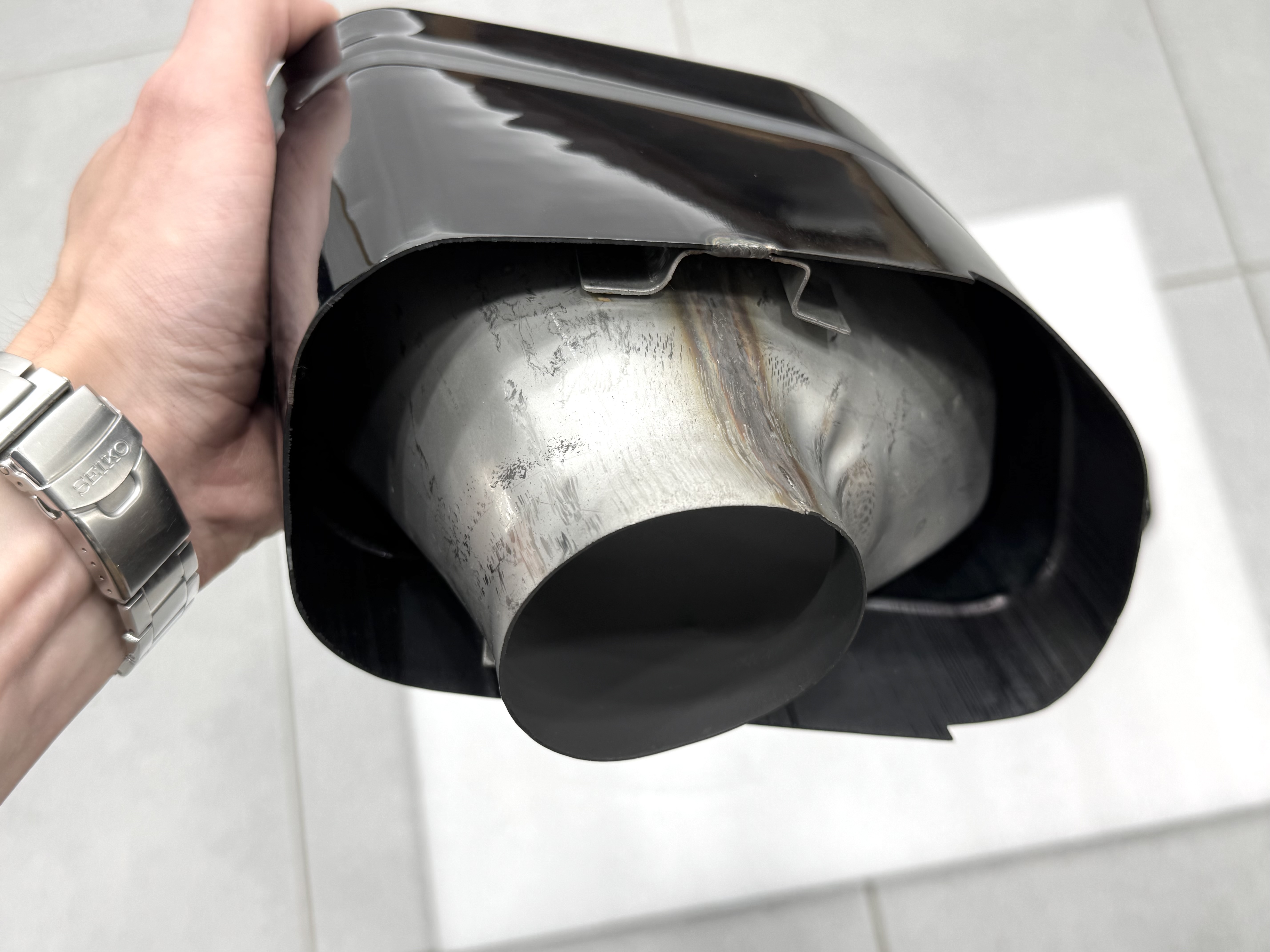 Насадки на вихлопні труби M Paket для BMW X3 G01 / X4 G02 2022-2024 чорні 6