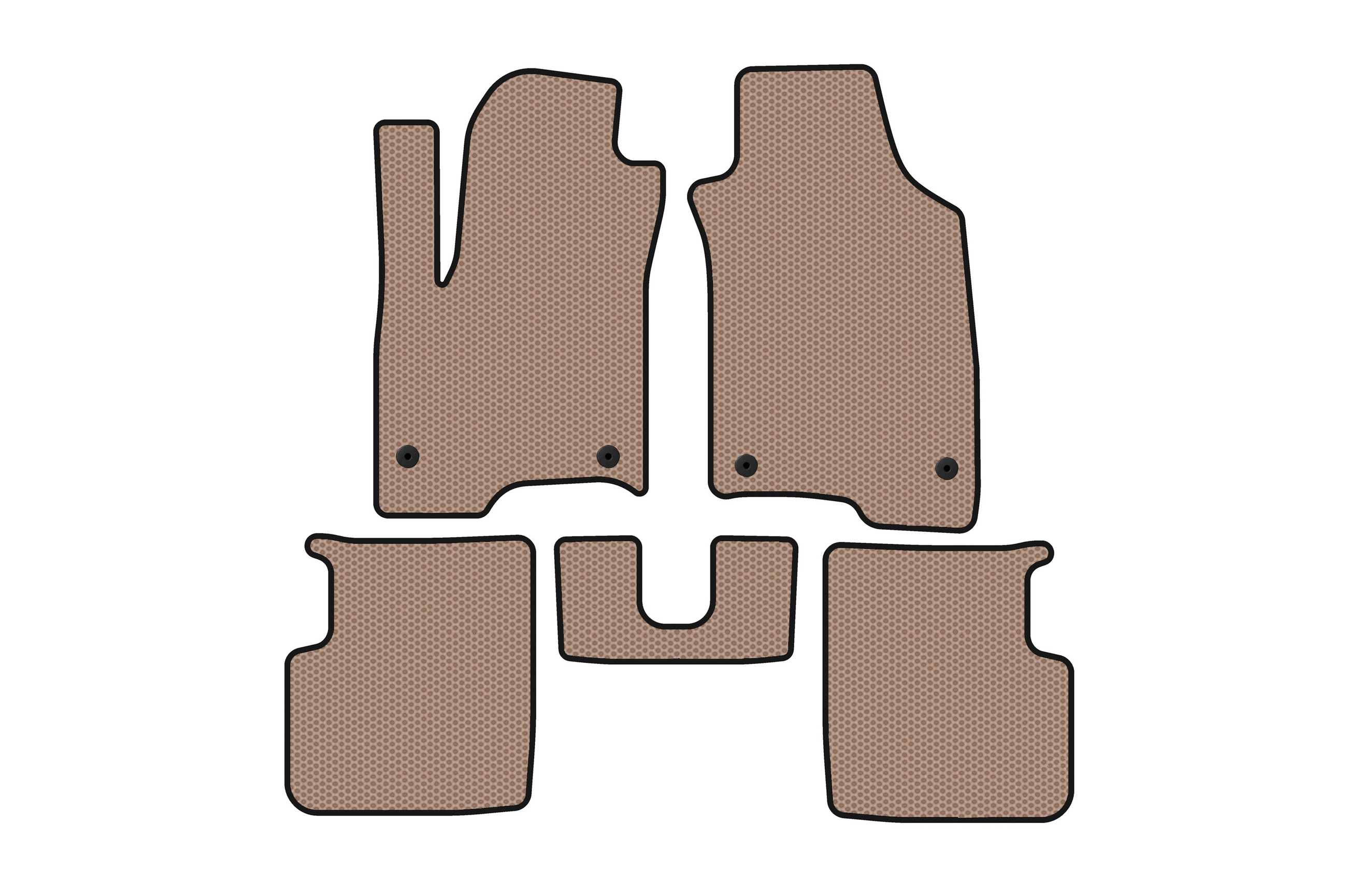 Гумові килимки Carsuit (Бежевий)