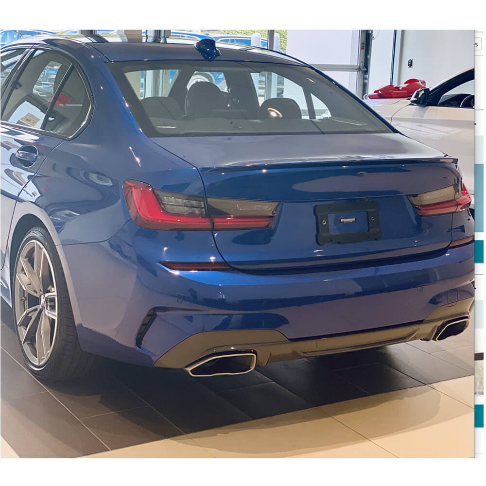 Дифузор заднього бампера MP-Style (для M-Sport 2018-2022, Карбон) 3