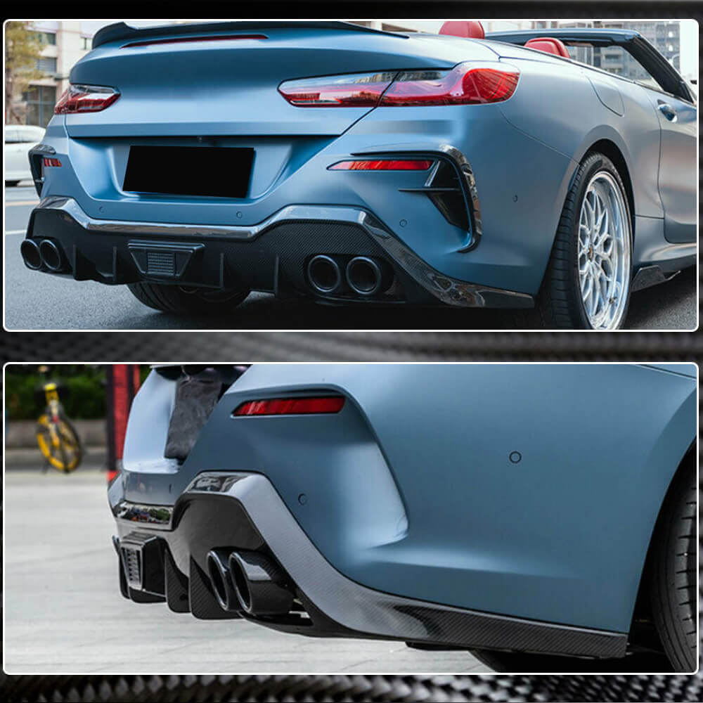 Дифузор заднього бампера V1 (для G14/G15 M-Sport, Карбон) 3