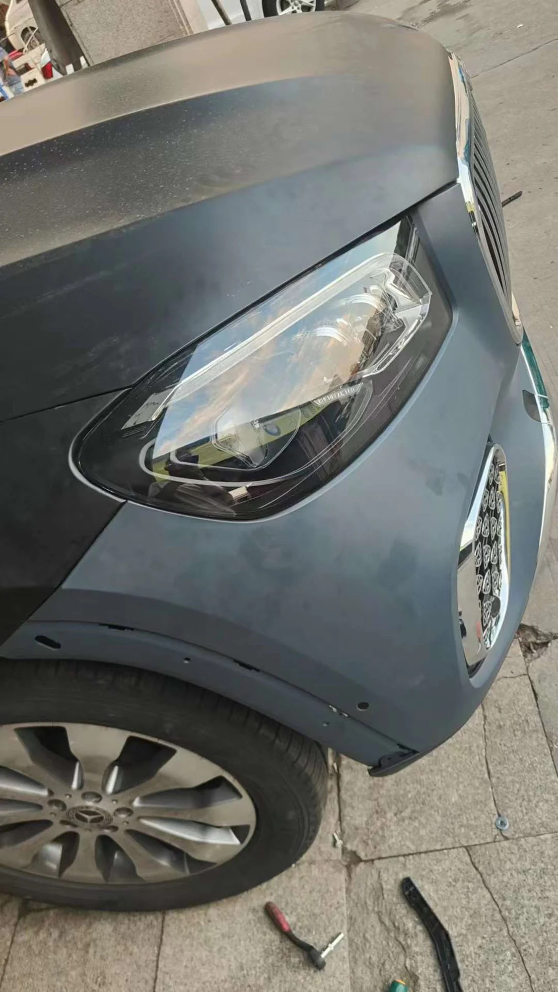 Комплект рестайлінгу з X166 в GLS X167 Maybach (Type-B) 5