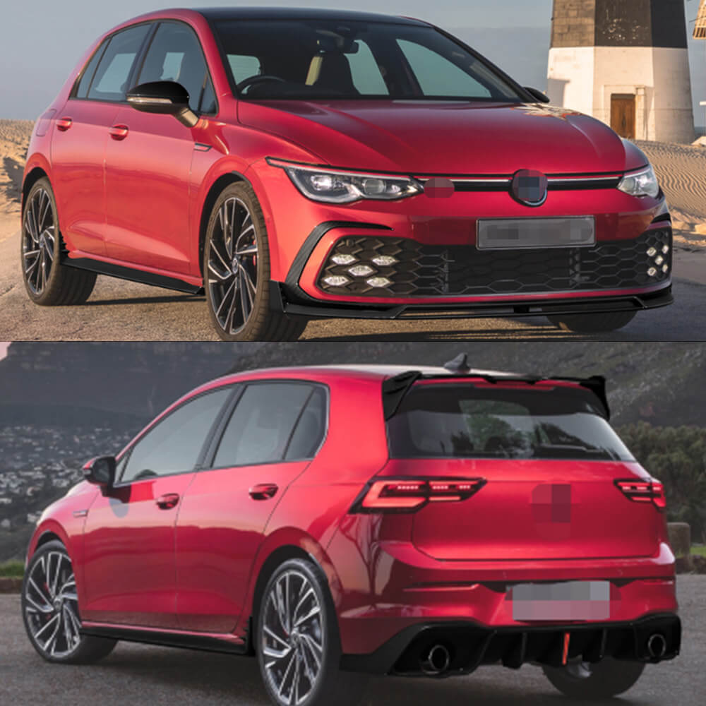 Комплект обвісів Carbon FullSet (для GTI & R EU HB 2019-2024), Карбон) 2