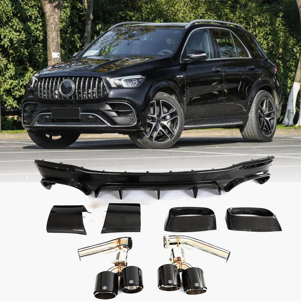 Задній дифузор з насадками GLE63 Carbon (2018-2026)