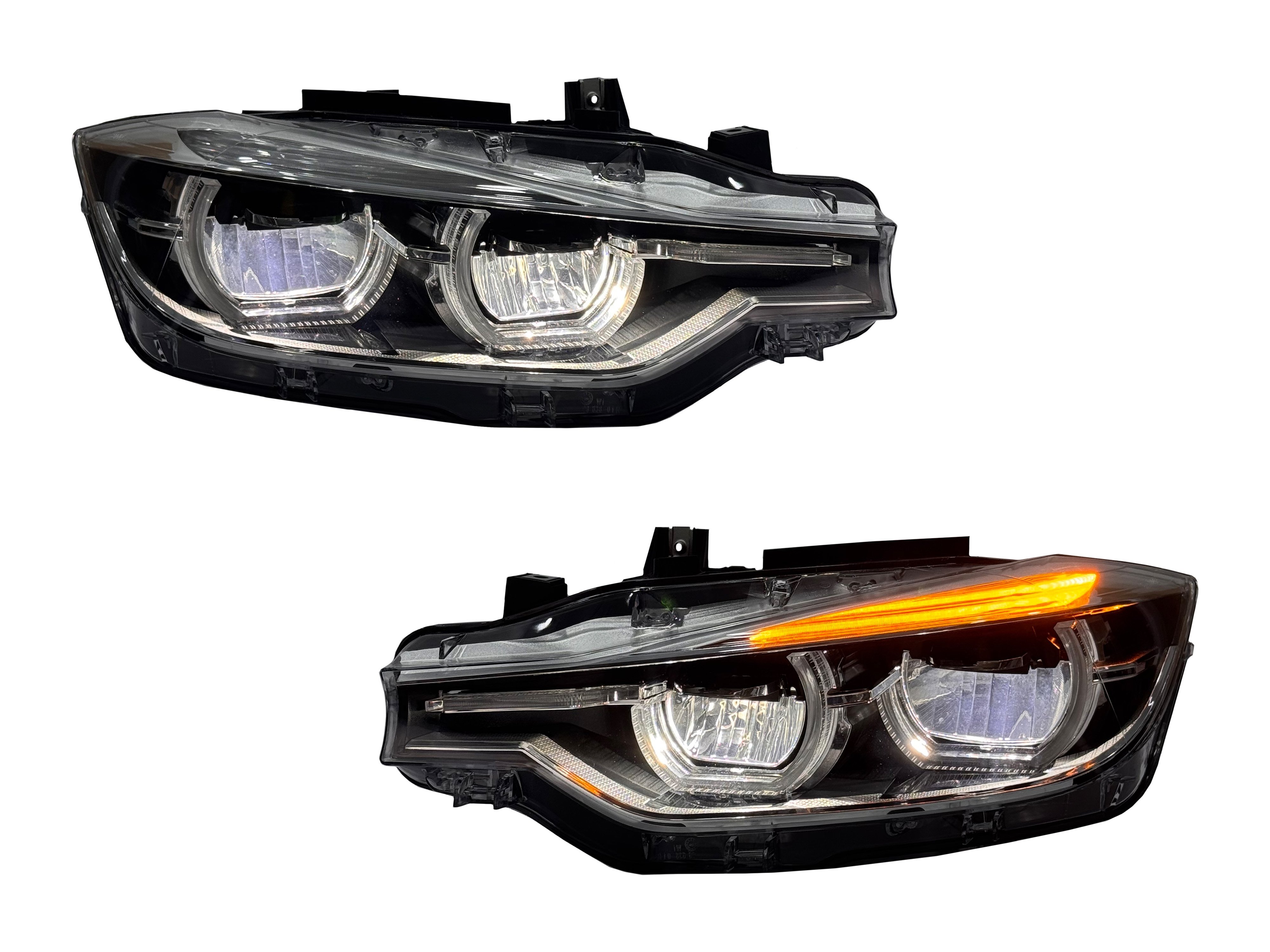 Фари FULL LED для BMW 3 series F30 F31 2012-2018 2шт, ГАЛОГЕН У ЛЕД 2