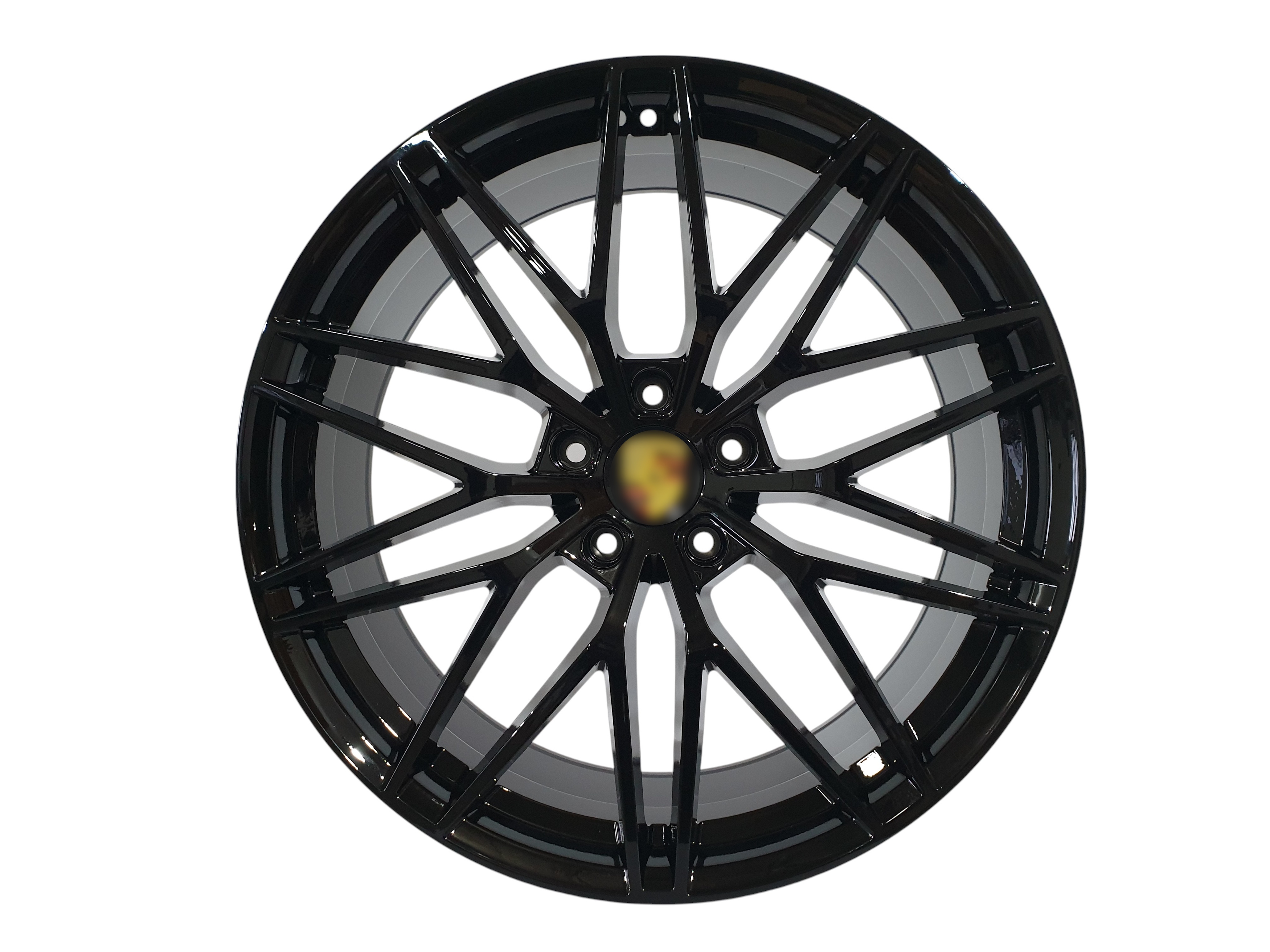 R22 Gloss Black (різноширокі) на Porsche Cayenne 958 2010-2014 року