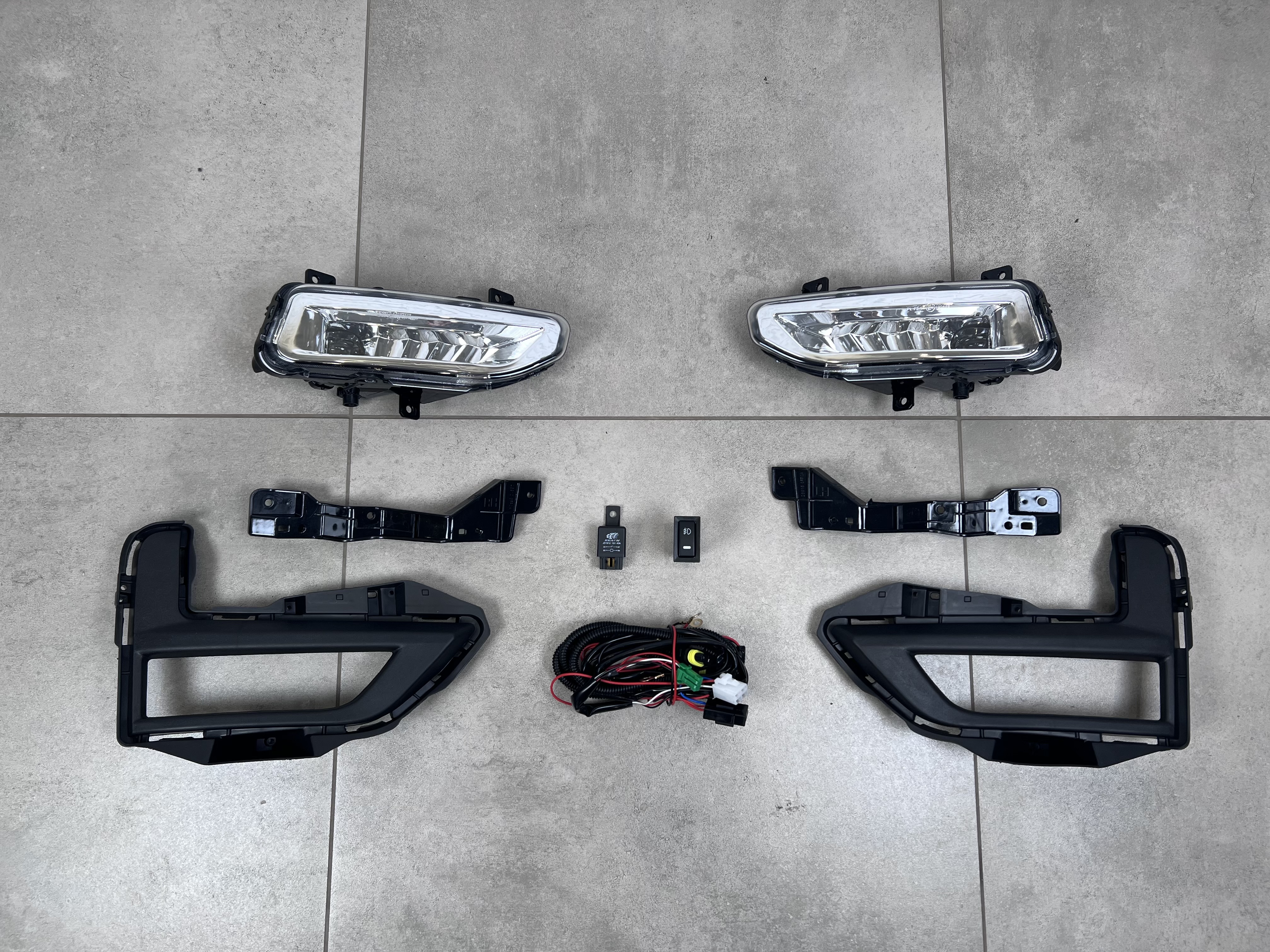 LED протитуманні фари Nissan X-Trail T32/Rogue 2017-2020 (повний комплект для встановлення) 2