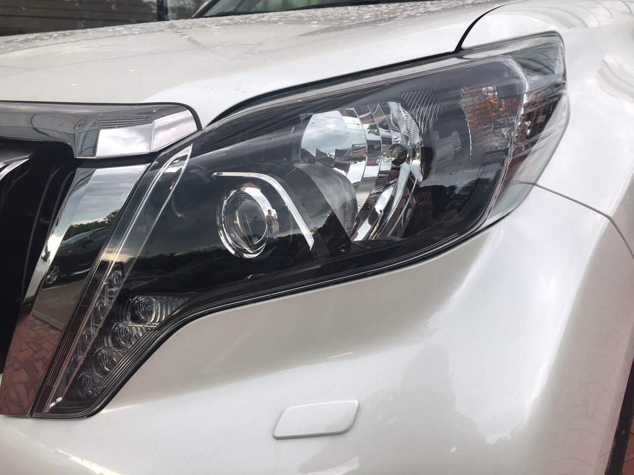 LED фари Style чорні Toyota Land Cruiser Prado 150 рестайлінг 2013-2017 4