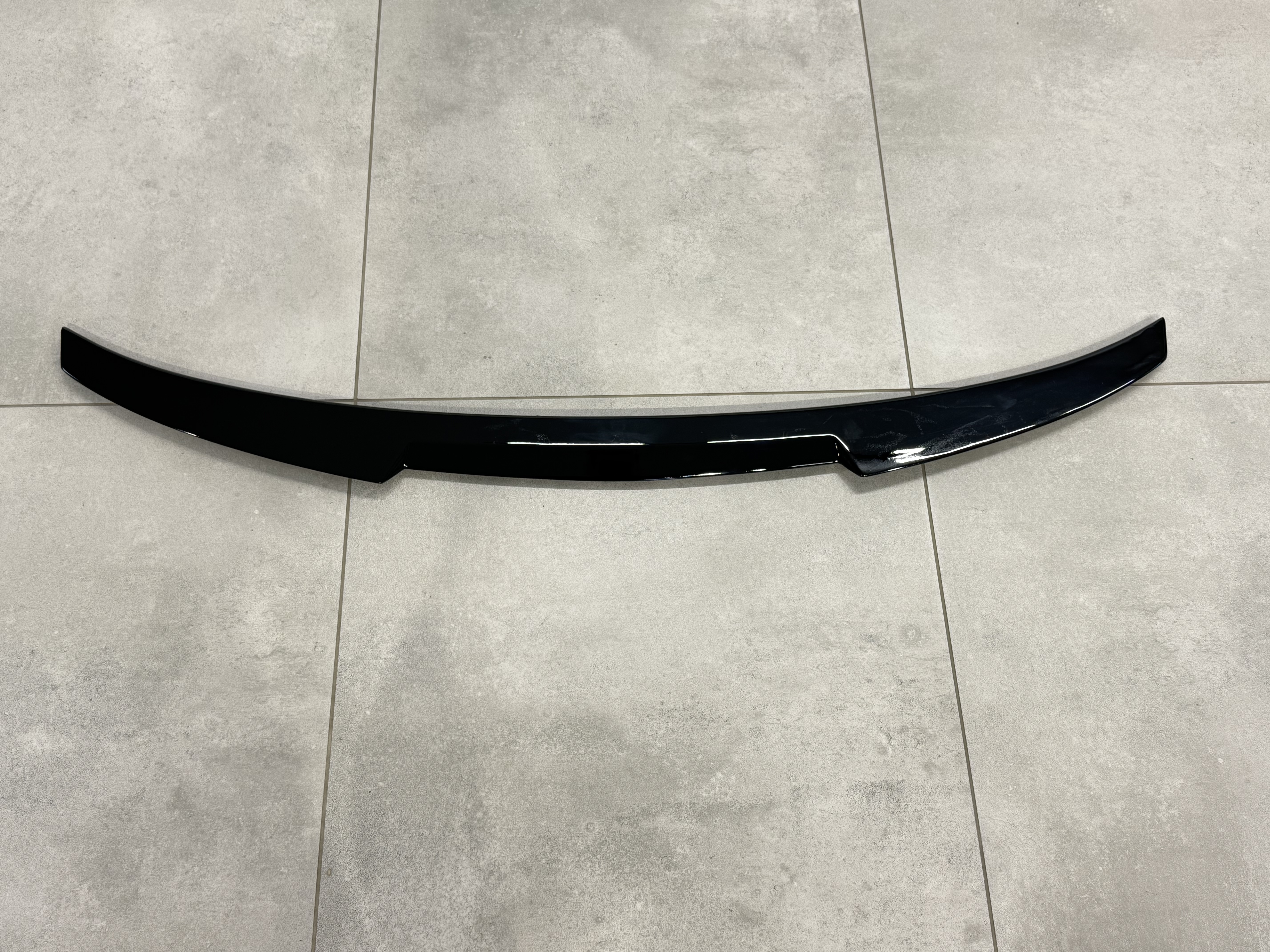 Спойлер ліп M4 BMW 4 series F32 2013-2020 ABS пластик, чорний глянець 2