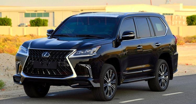 Обвіc тюнінг переднього бампера TRD Lexus LX 570 2016-2022 6