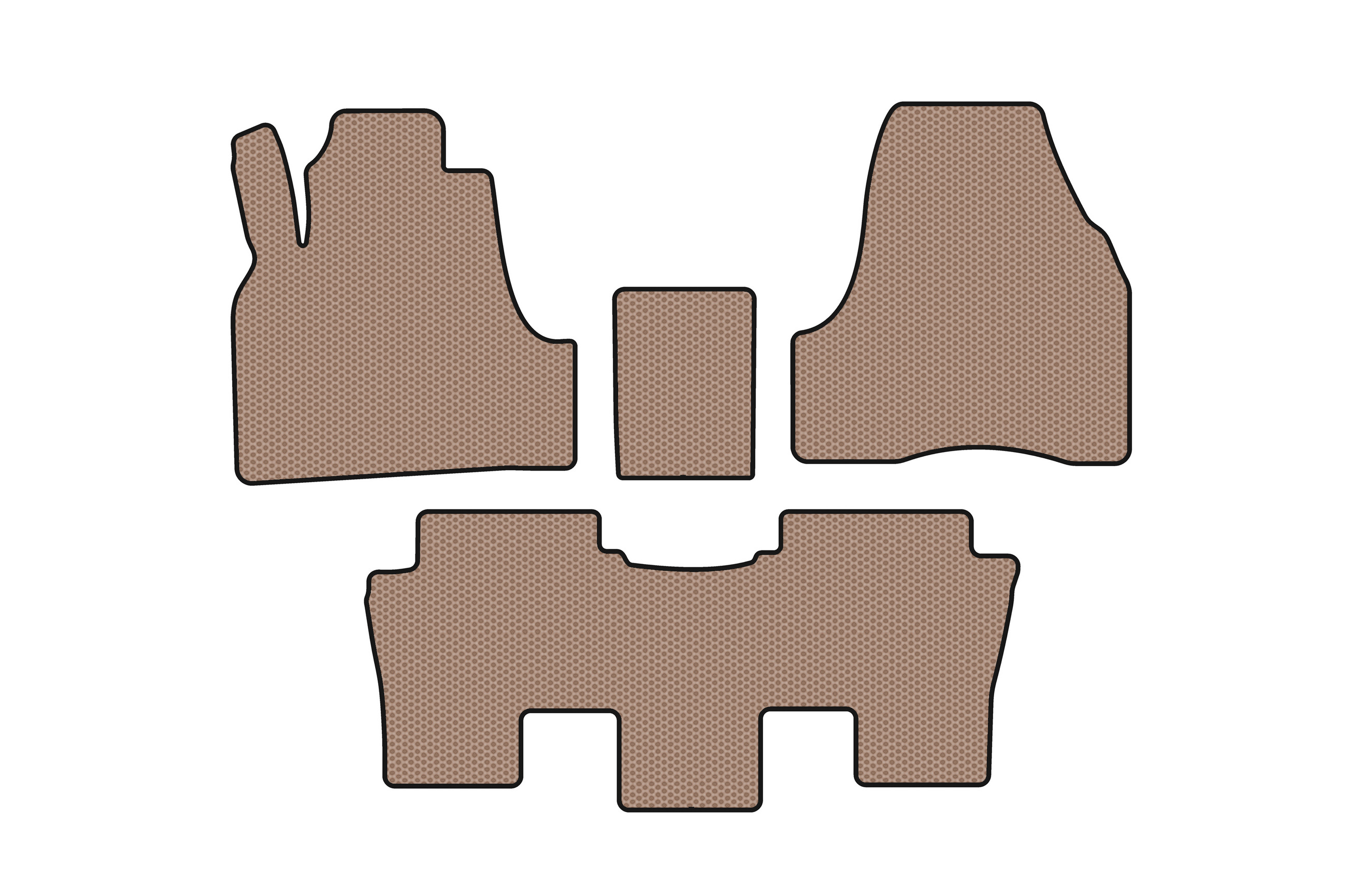 Гумові килимки Carsuit (Бежевий)