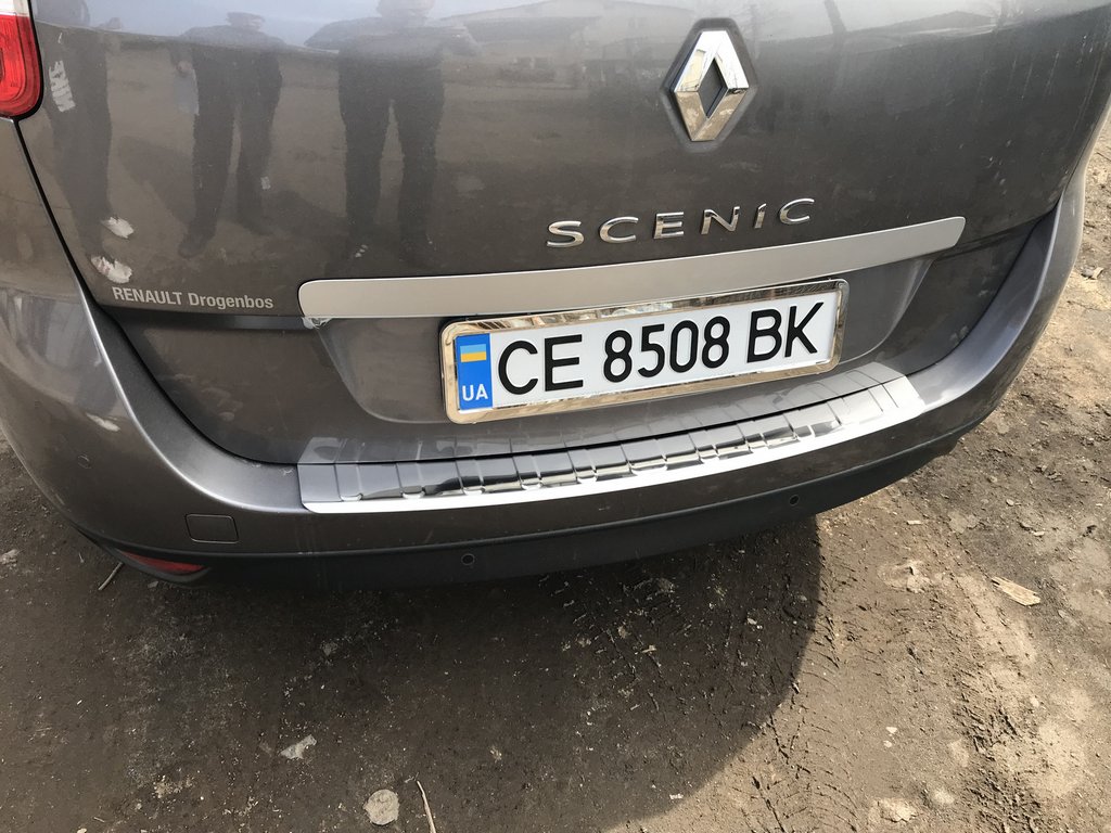 Накладка на задній бампер Carmos (Grand, нерж.) 2