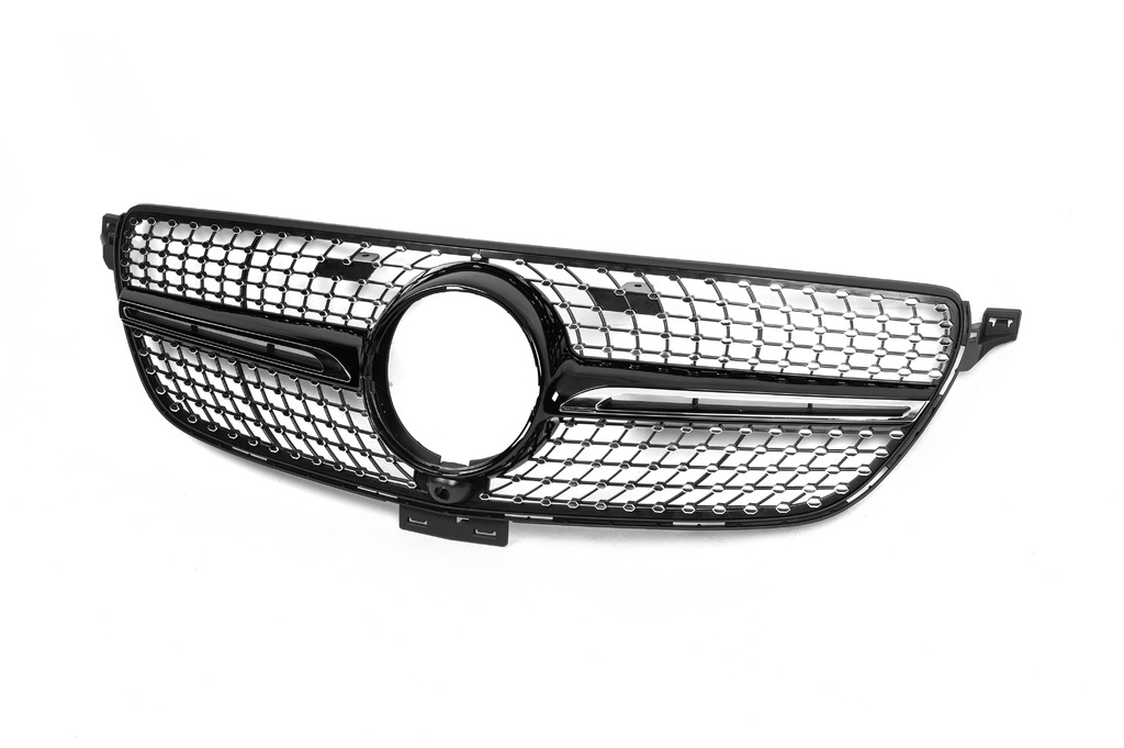 Тюнінг решітка радіатора (Diamond Black) З місцем під камеру 5