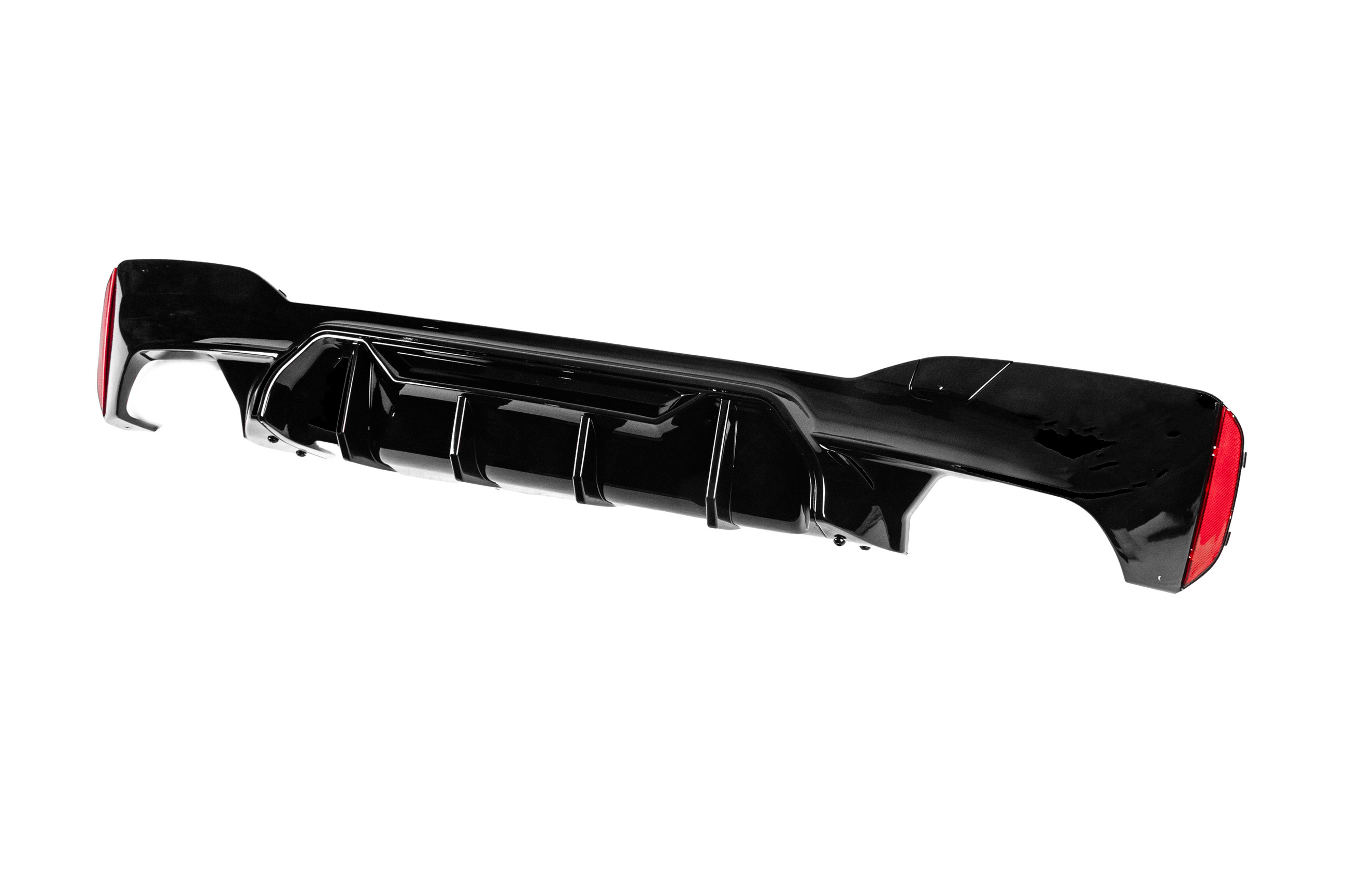 Дифузор заднього бампера CS-Syle (для M-Sport/M5 F90, ABS) 3