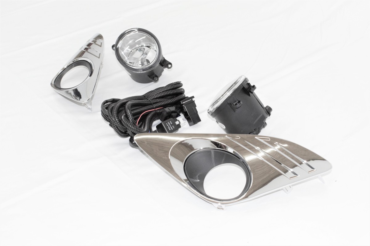 Комплект протитуманних фар Toyota Camry 50 USA LE / XLE 2012-2014 Chrome 4
