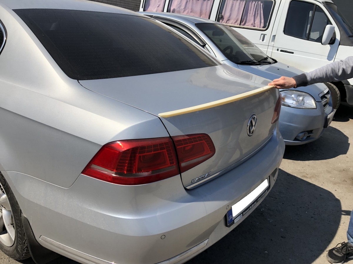 Спойлер ліп на багажник Volkswagen Passat B7 2011-2015 ABS пластик під фарбування 5