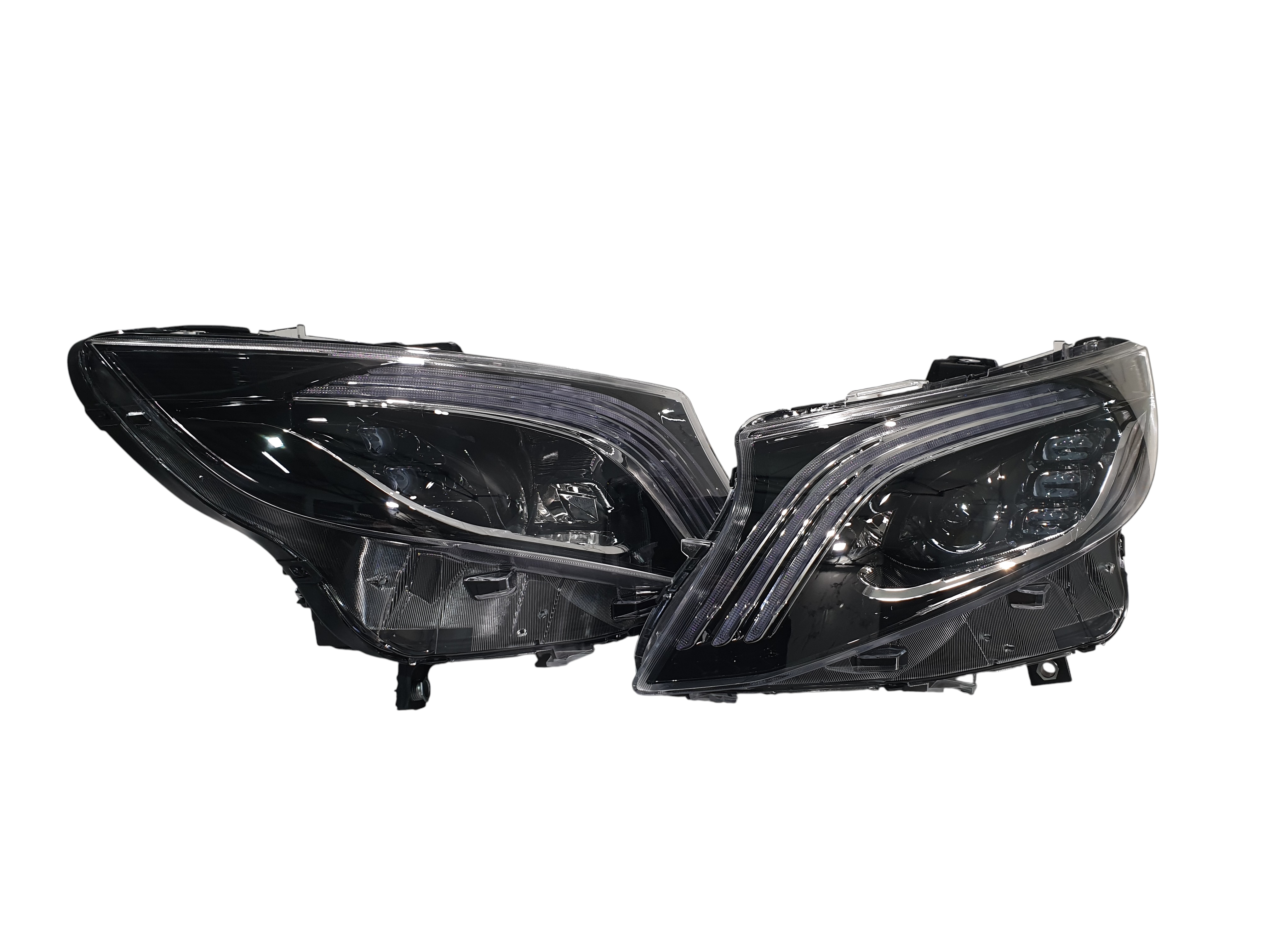 Передні фари (Led стиль Maybach заміна ксенона) на Mercedes-Benz VITO-Class W447 2014-2019 року 2