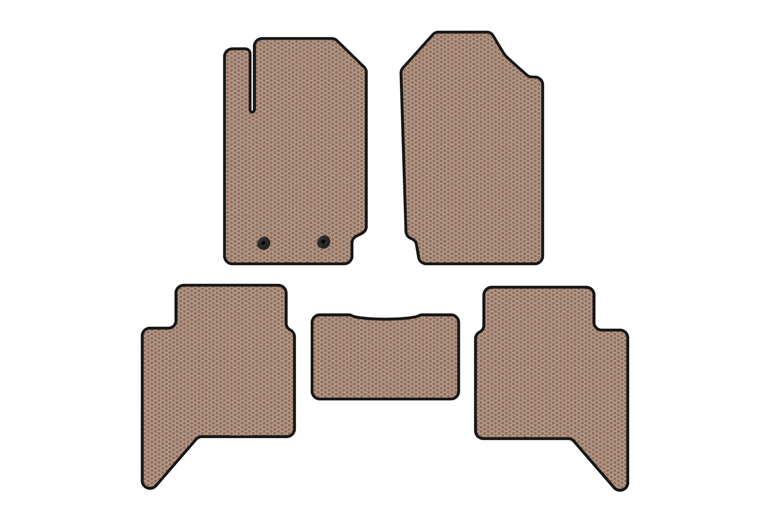 Гумові килимки Carsuit (Бежевий)